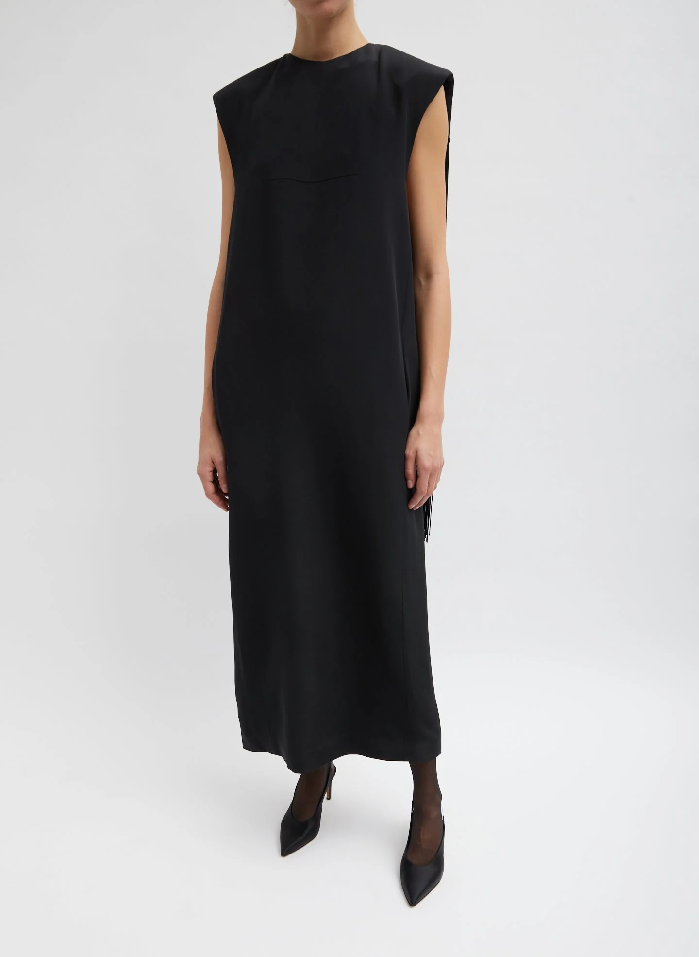 4-Ply Silk Fringed Dress - Image 6