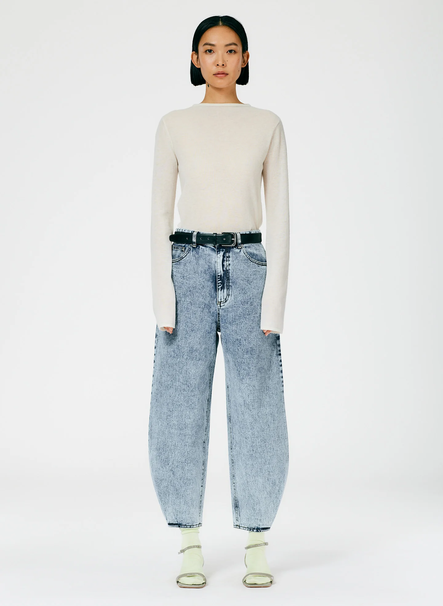 Acid Wash Denim High Waisted Quinn Jean - Image 2