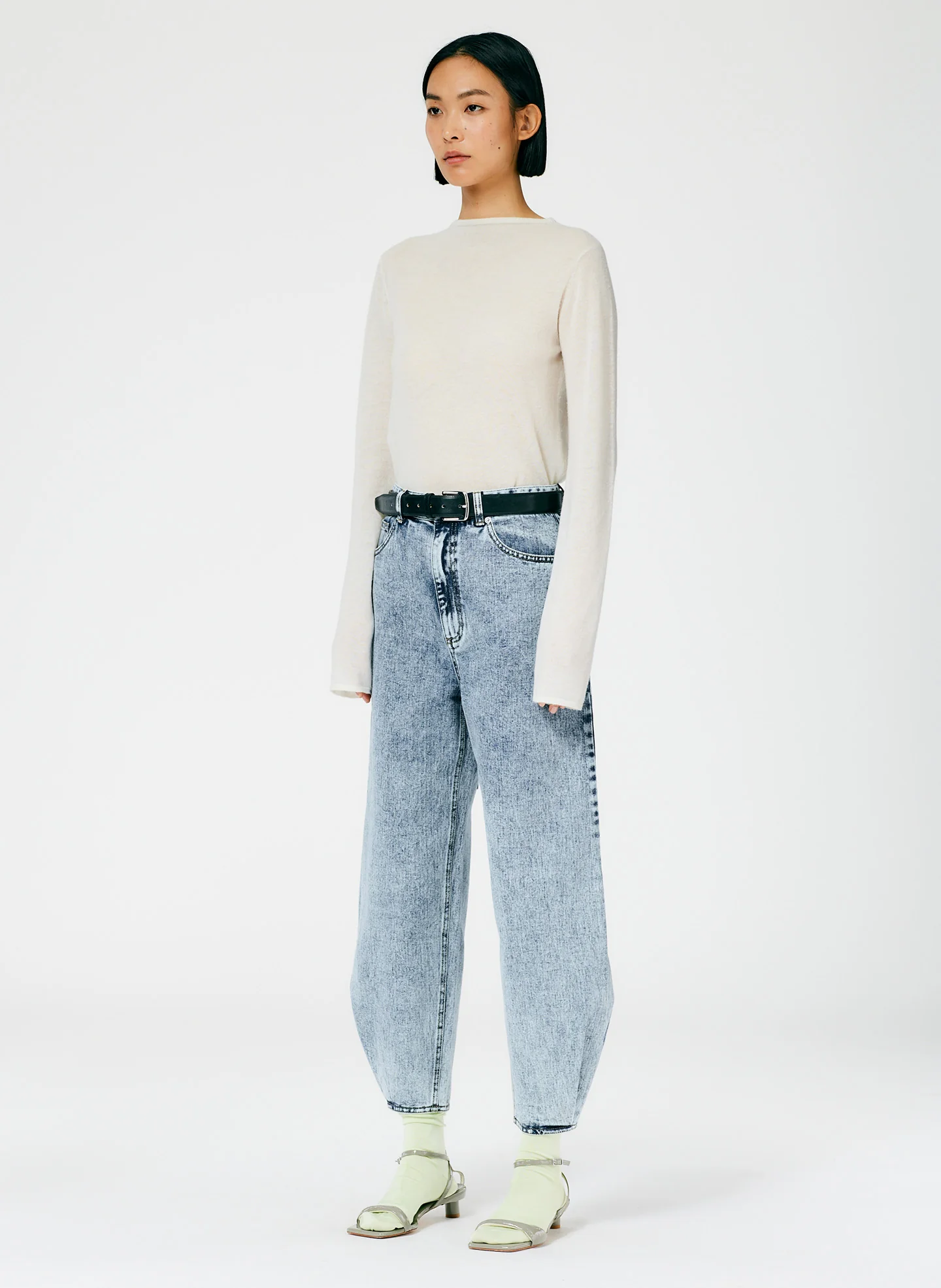 Acid Wash Denim High Waisted Quinn Jean - Image 3