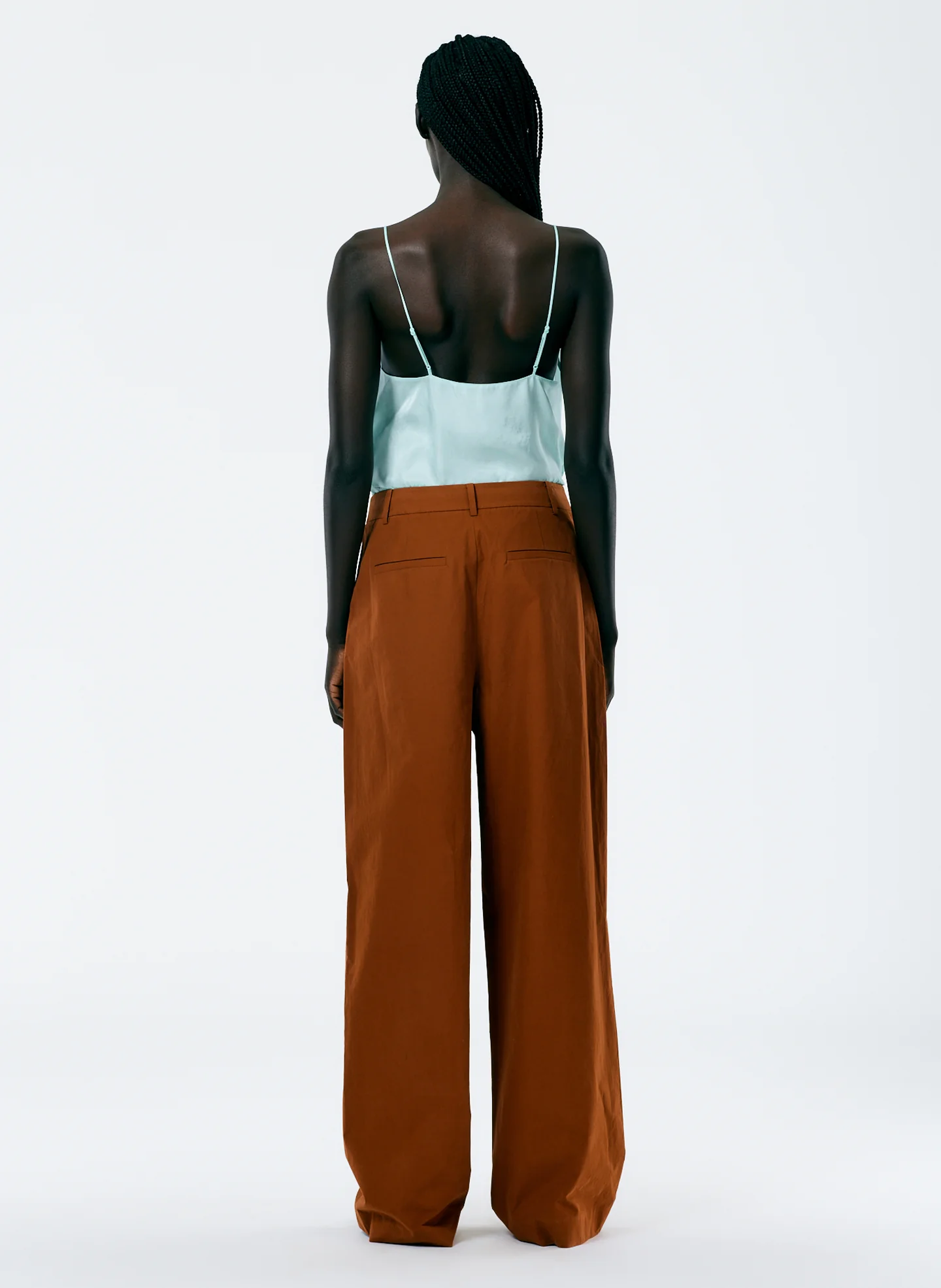 Arun Suiting Asymmetrical Pleat Stella Pant - Image 4