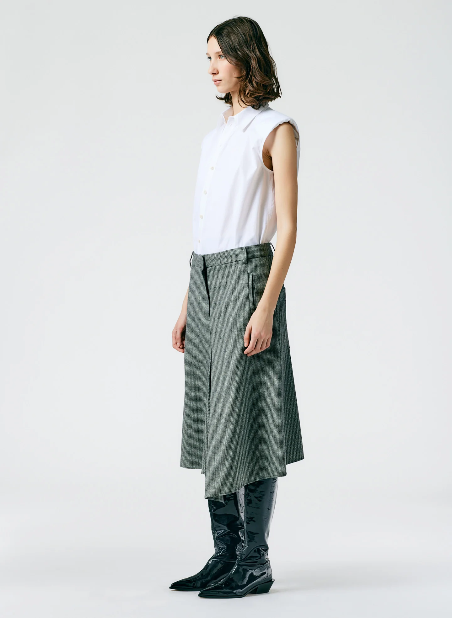 Baby Houndstooth Slouch Skirt - Image 4