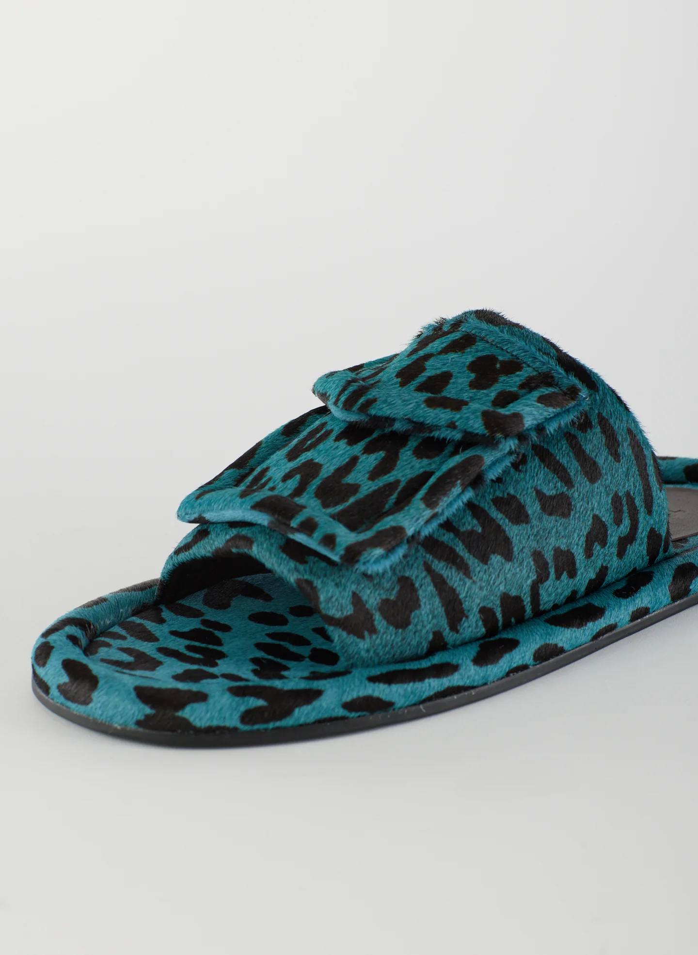 Pony Hair Calf Print Beryen Sandal - Image 6