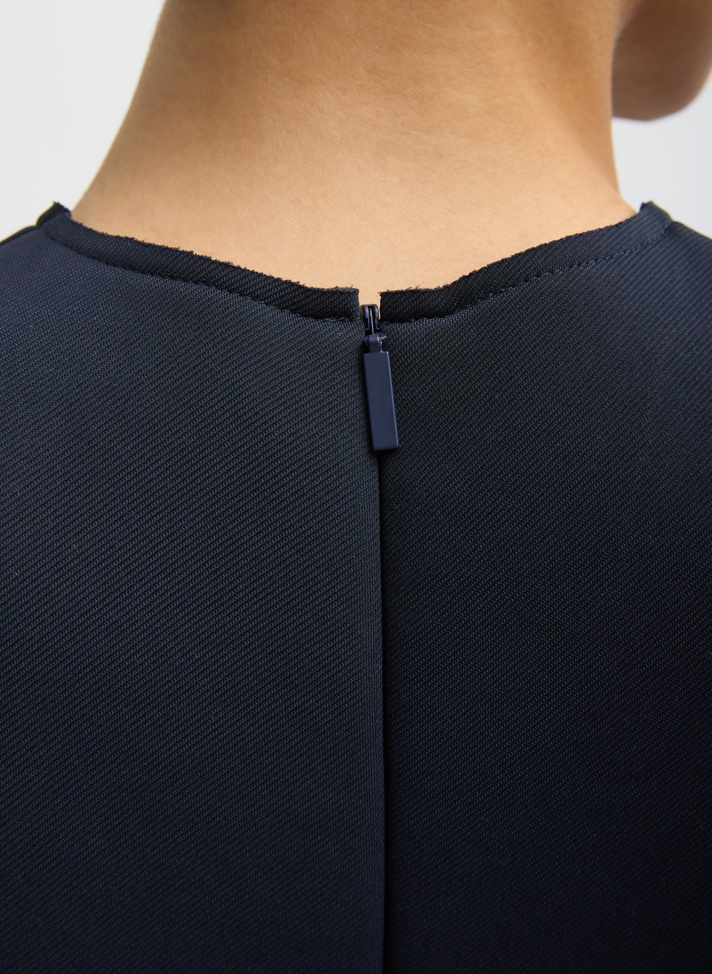 Bonded Twill Sleeveless Sculpted Dress - Image 6