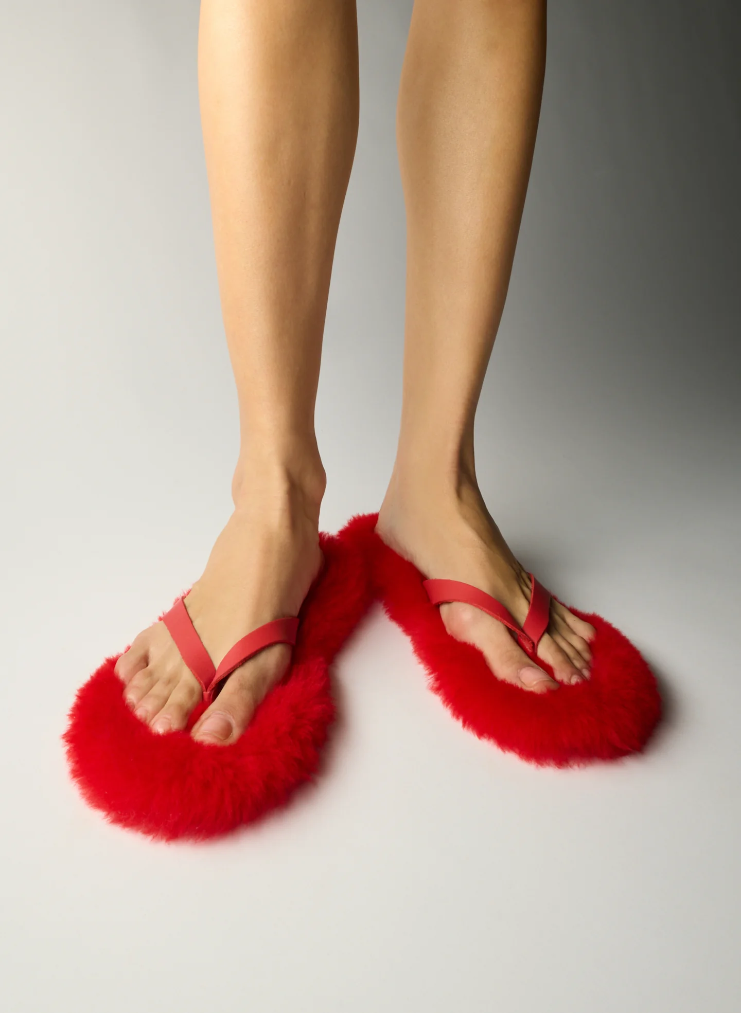 Bryan Shearling Flip Flop - Image 2