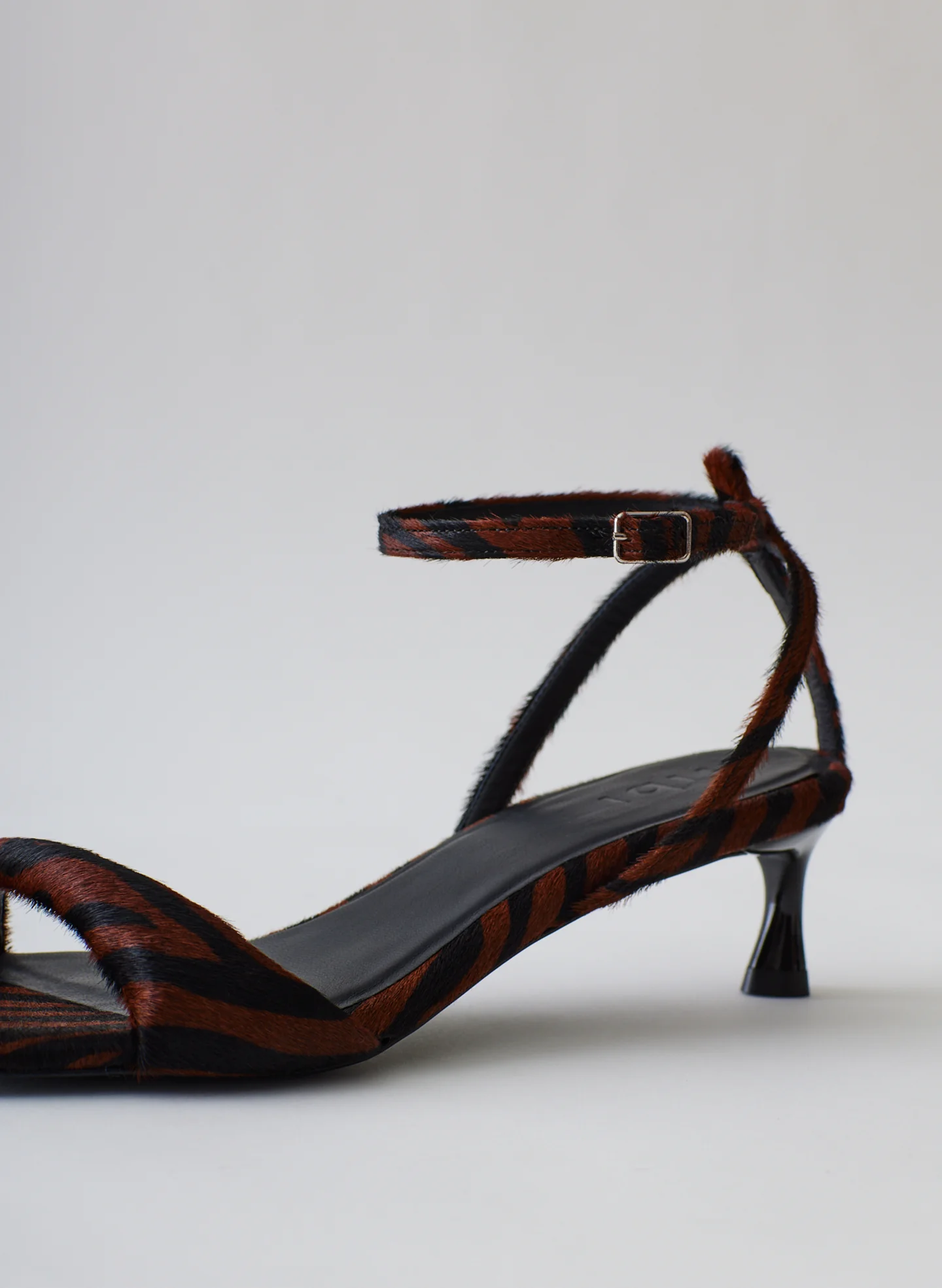 Pony Hair Zebra Print Cameron Sandal - Image 6