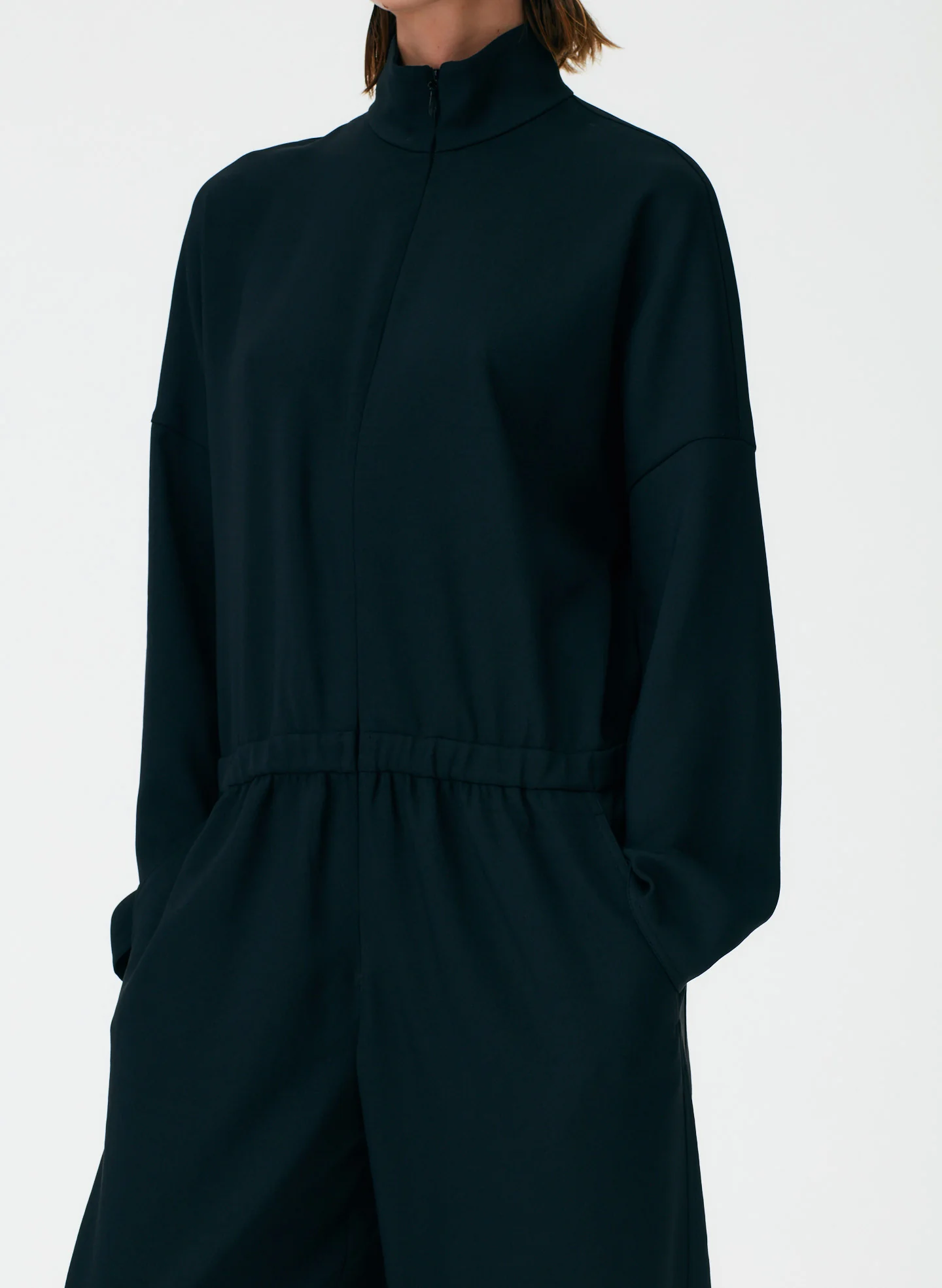 Chalky Drape Zip Up Jumpsuit - Image 14