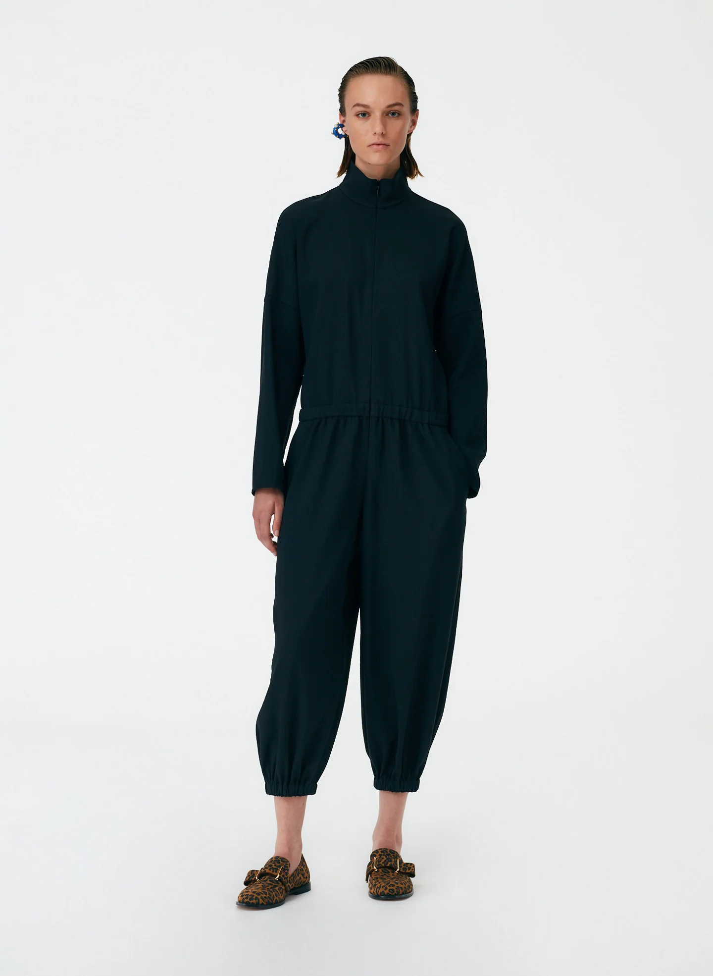 Chalky Drape Zip Up Jumpsuit - Image 16