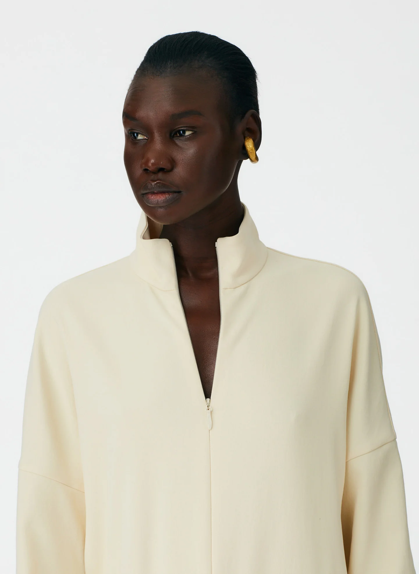 Chalky Drape Zip Up Jumpsuit - Image 5