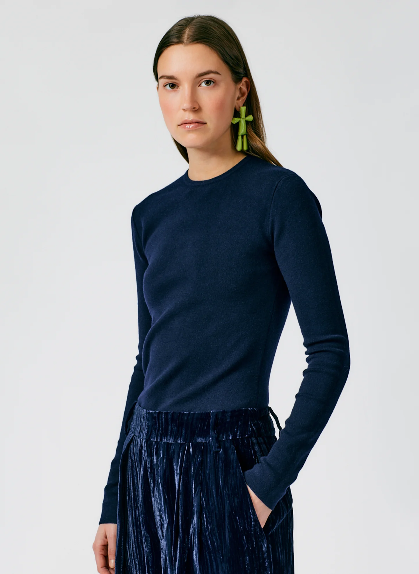 Creased Velvet Stella Pant - Image 6