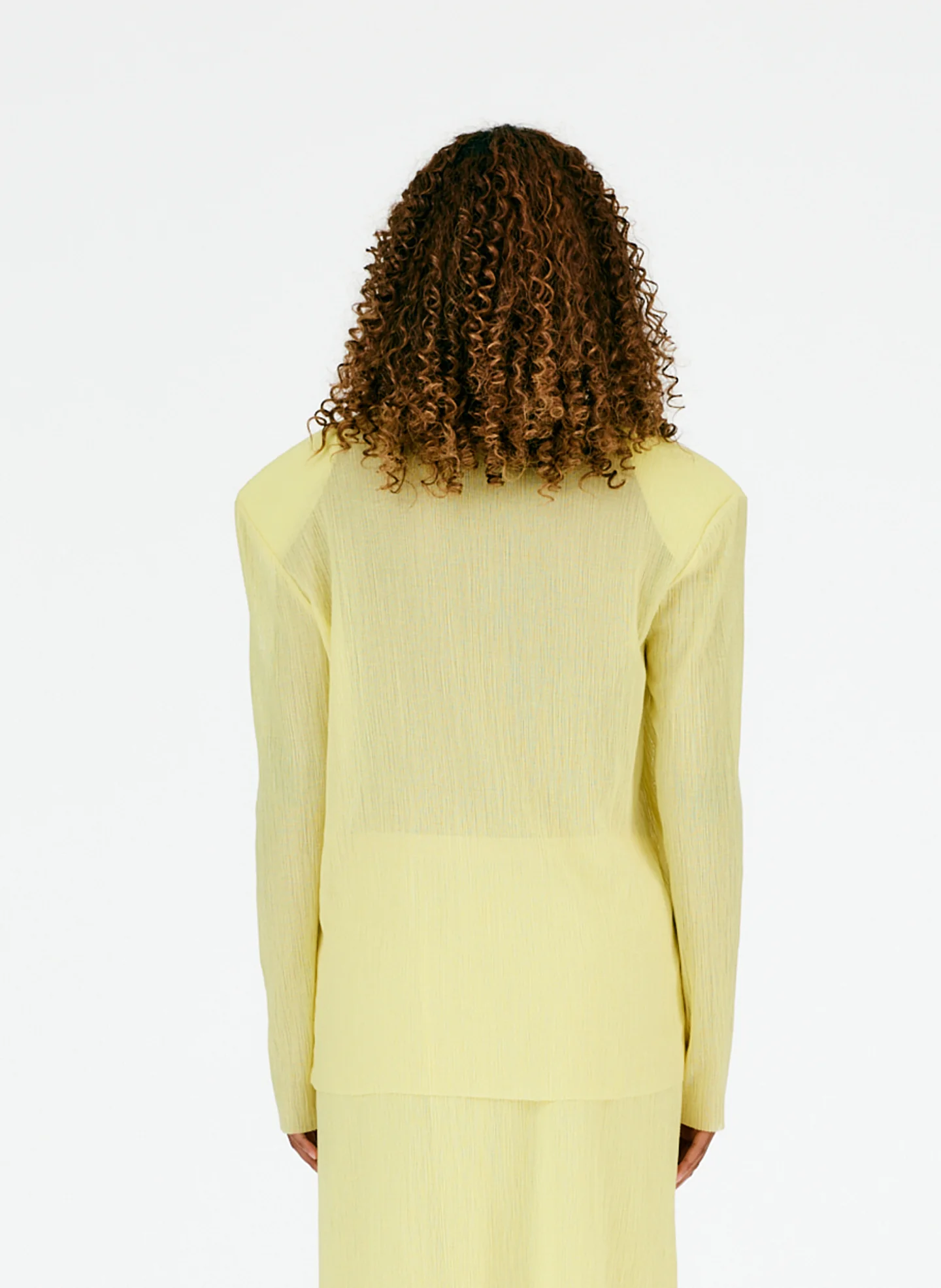 Crepe Gauze Crewneck Top - Image 15