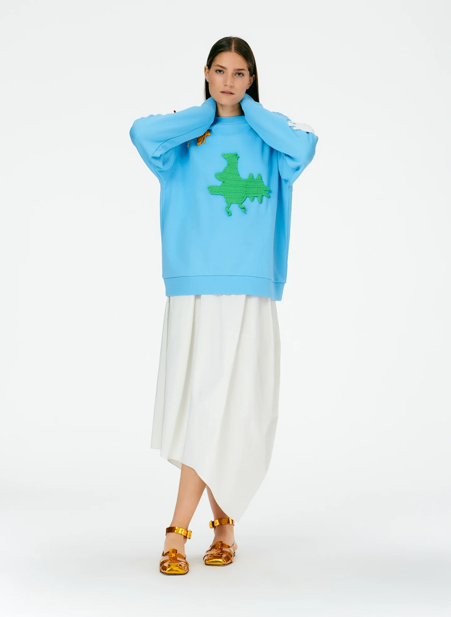 Crochet Appliques Series Sweatshirt - Image 6