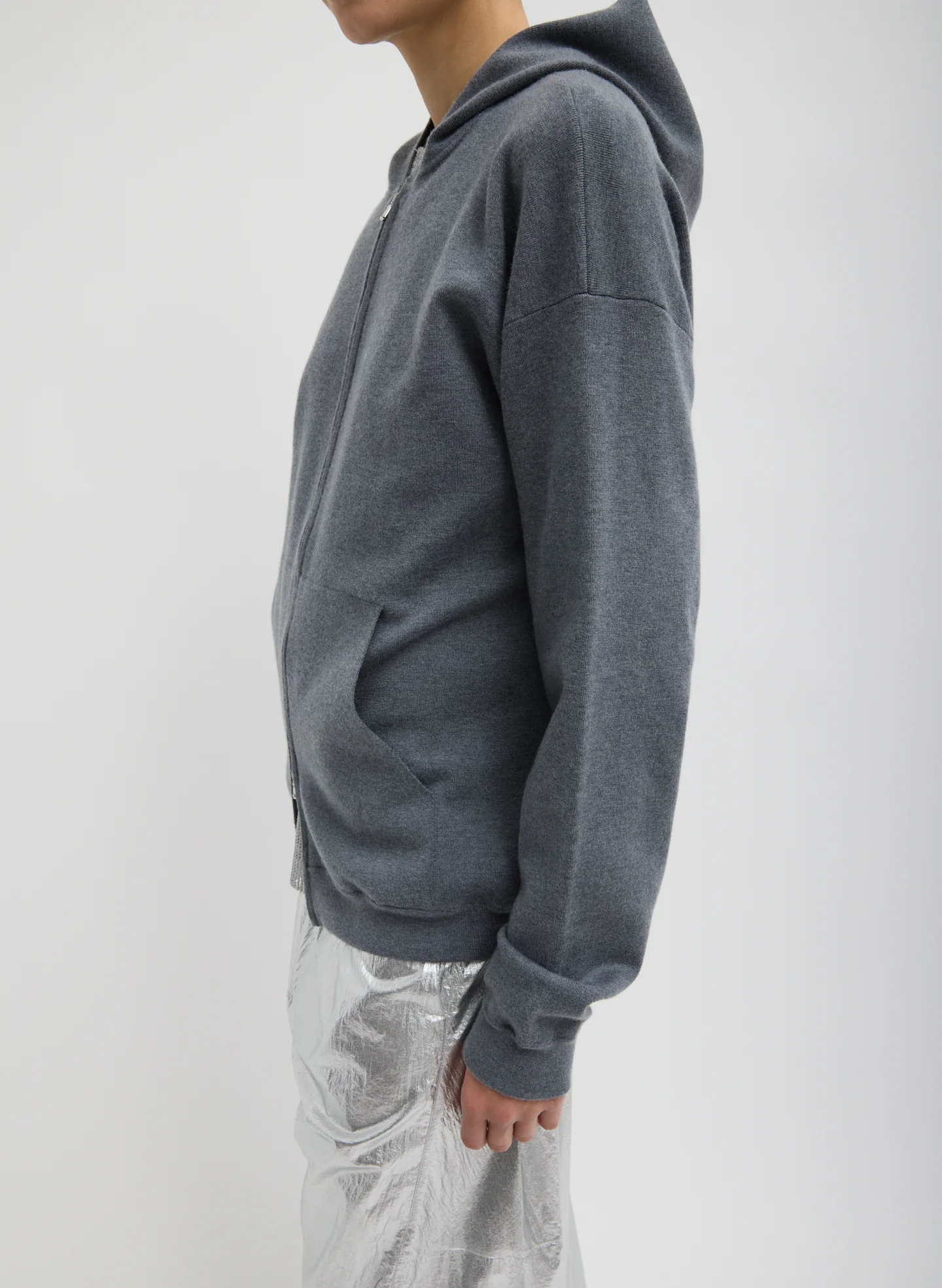Double Faced Cashmere Hoodie - Image 3