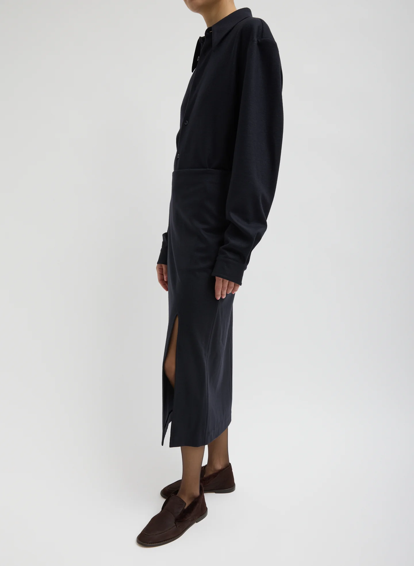 Double Knit Midi Pencil Skirt - Image 3