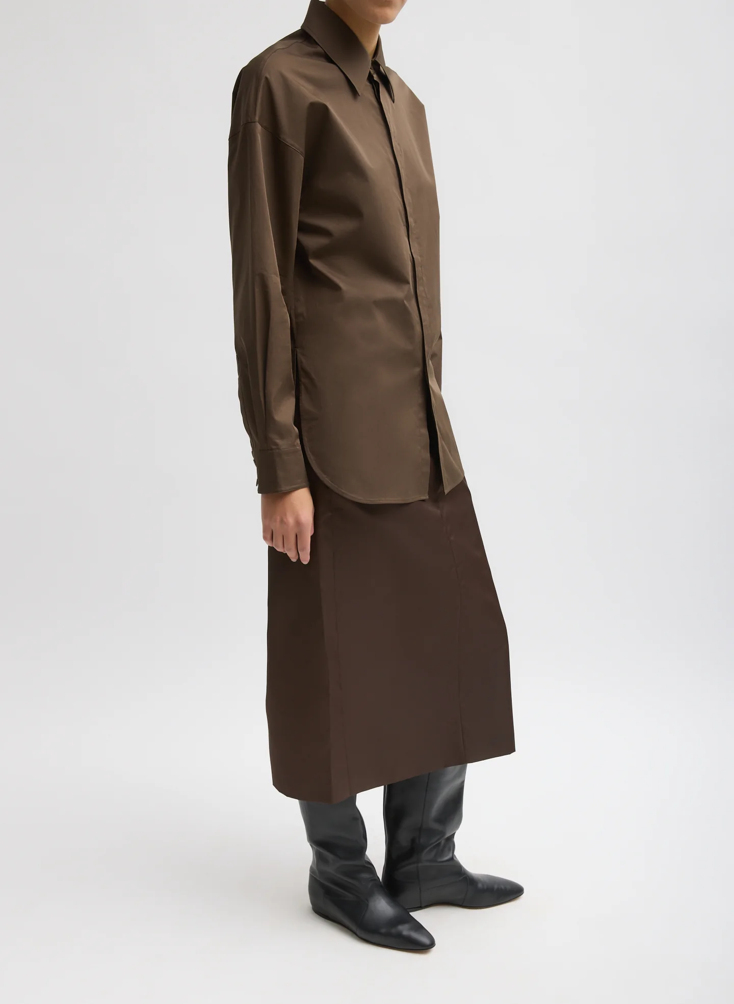 Eco Poplin Tailored Shirt - Image 4
