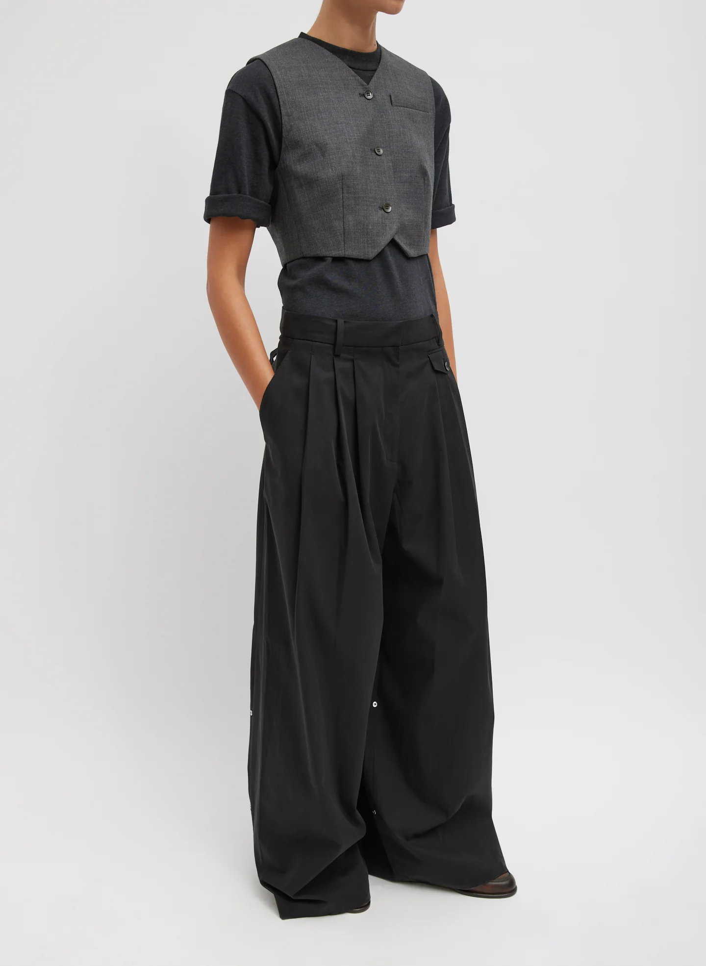 Ellis Suiting Shrunken Vest - Image 5