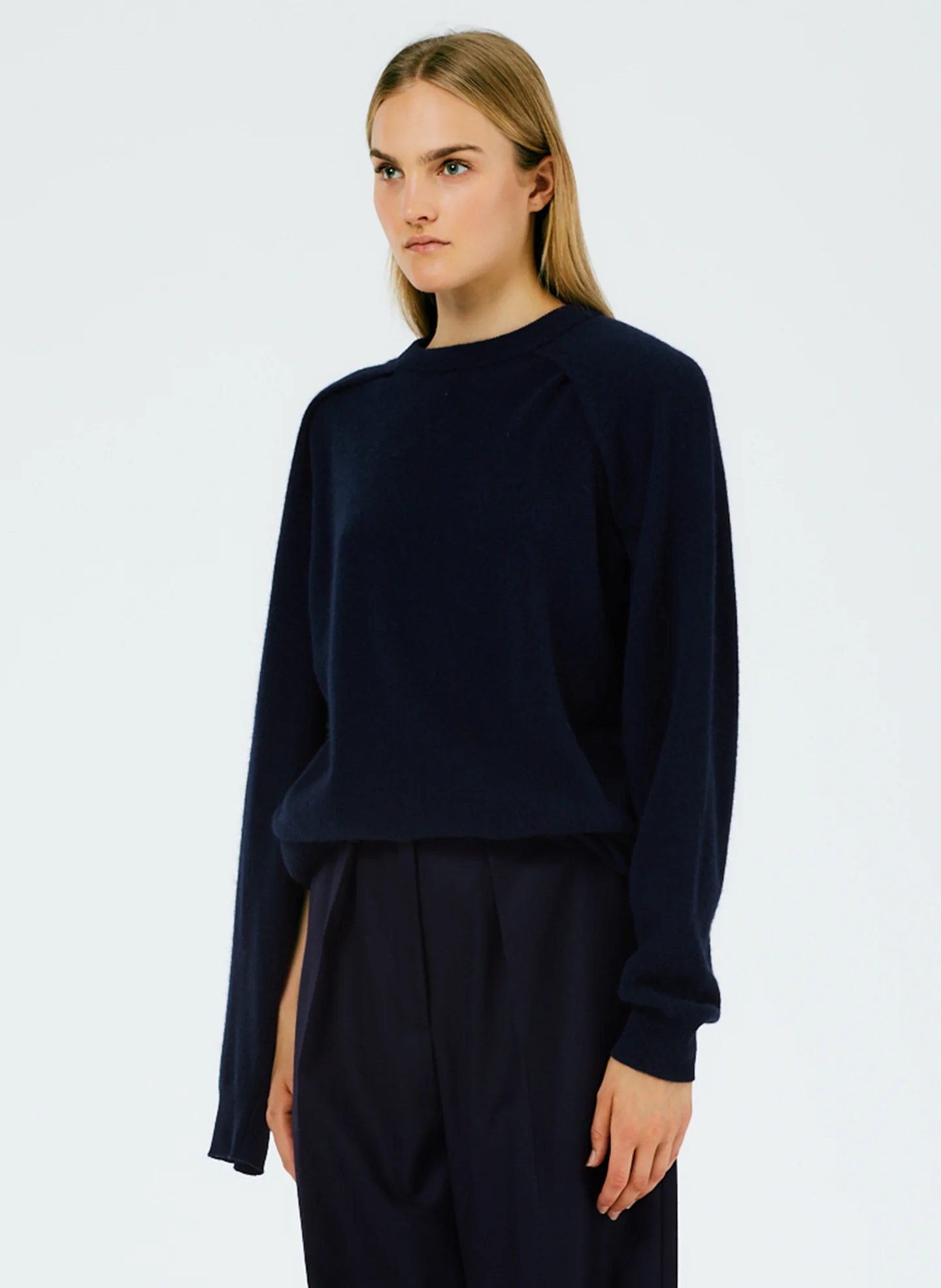 Feather Weight Cashmere Easy Cocoon Tunic - Image 3