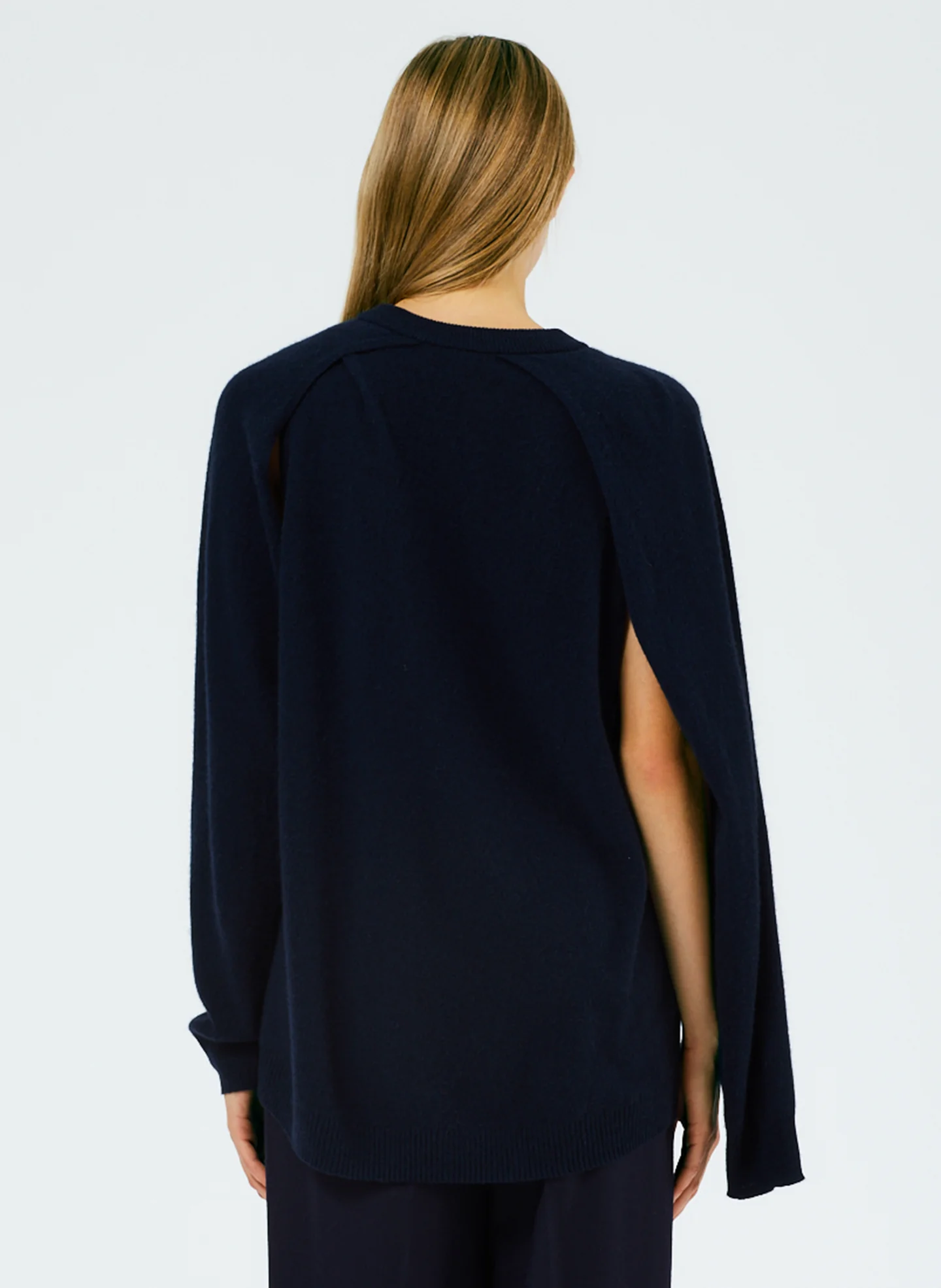 Feather Weight Cashmere Easy Cocoon Tunic - Image 4