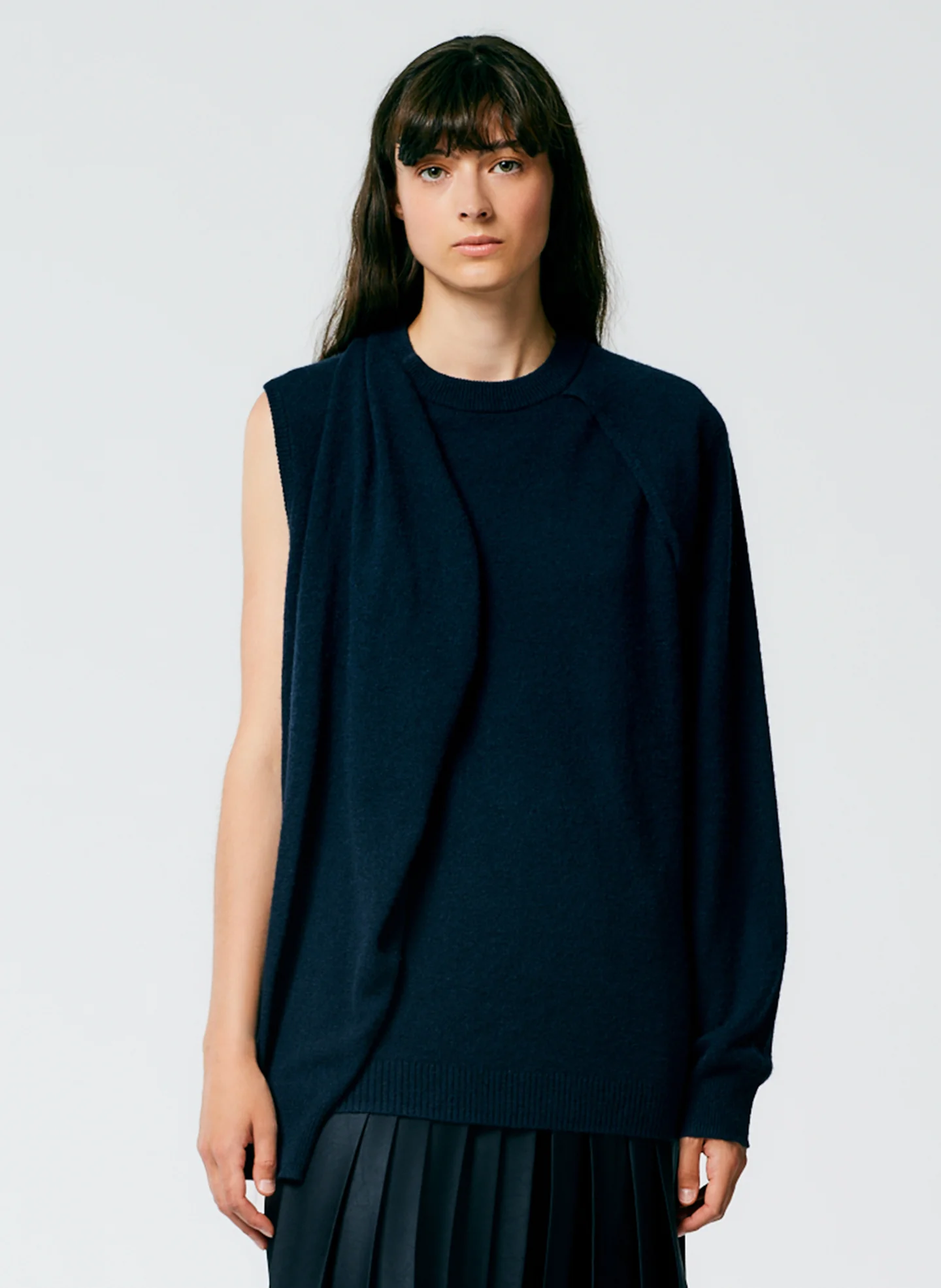 Feather Weight Cashmere Easy Cocoon Tunic - Image 6