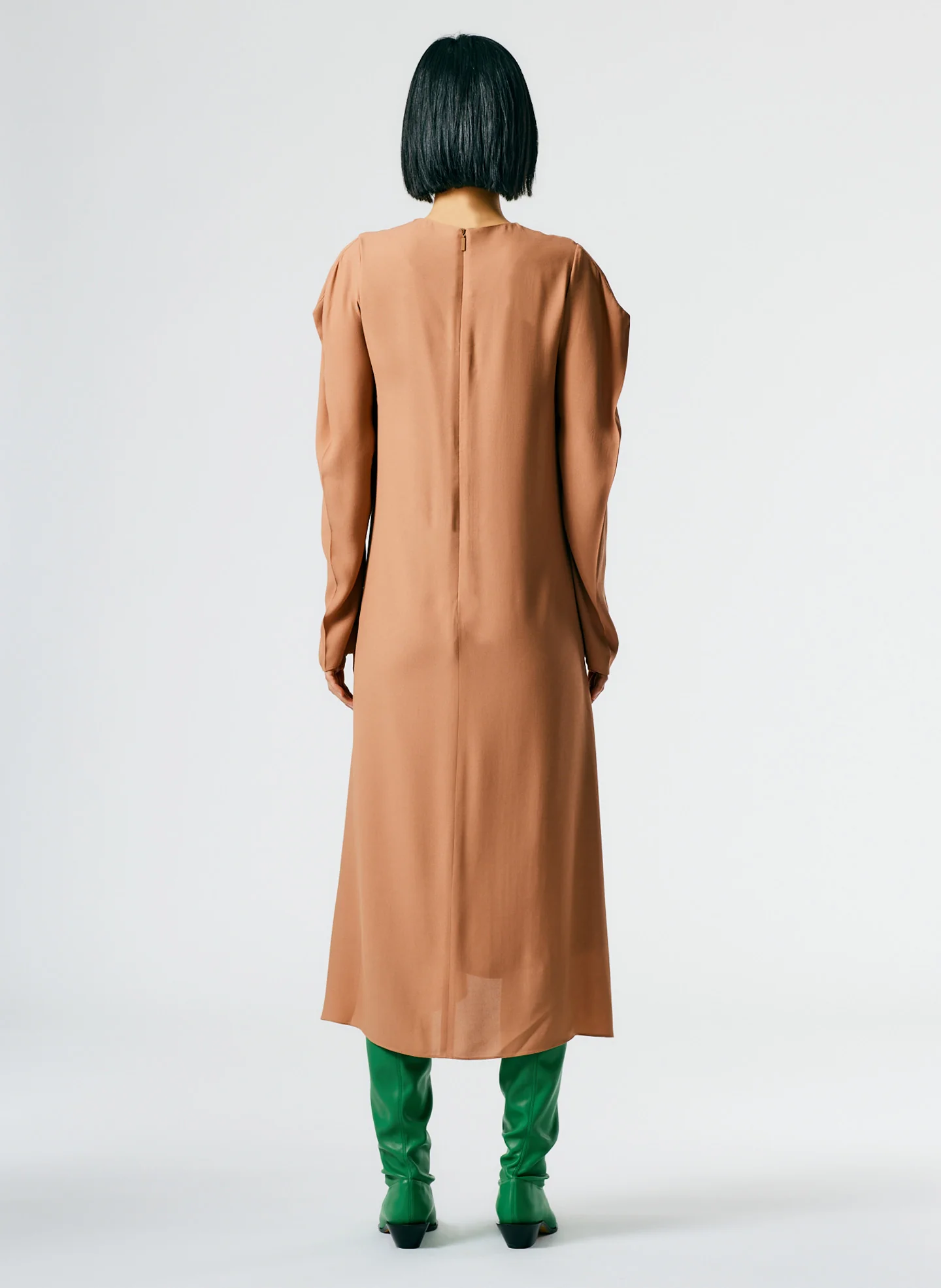 Feather Weight Eco Crepe Dress - Image 9