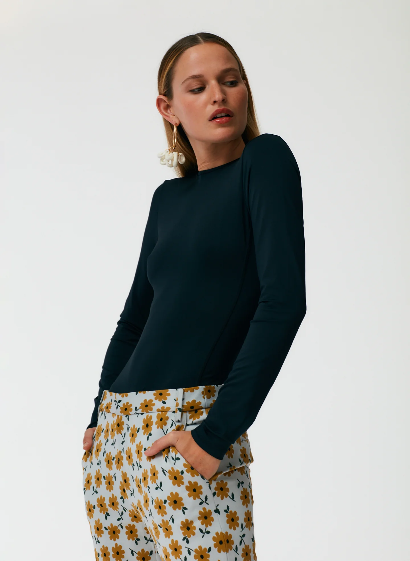 Flora Jacquard Elfie Trouser - Image 6