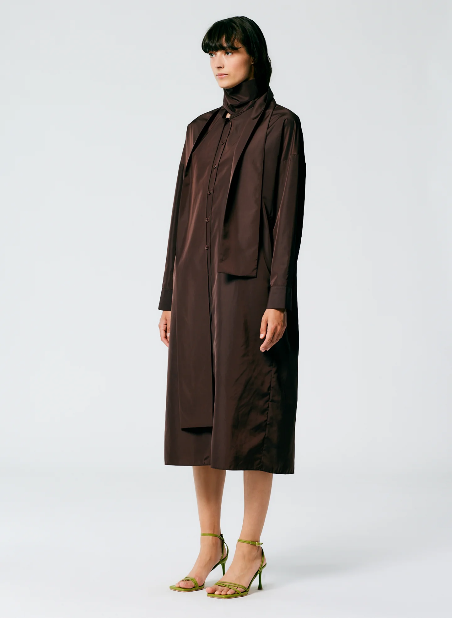 Italian Sporty Nylon Davenport Shirtdress - Image 2