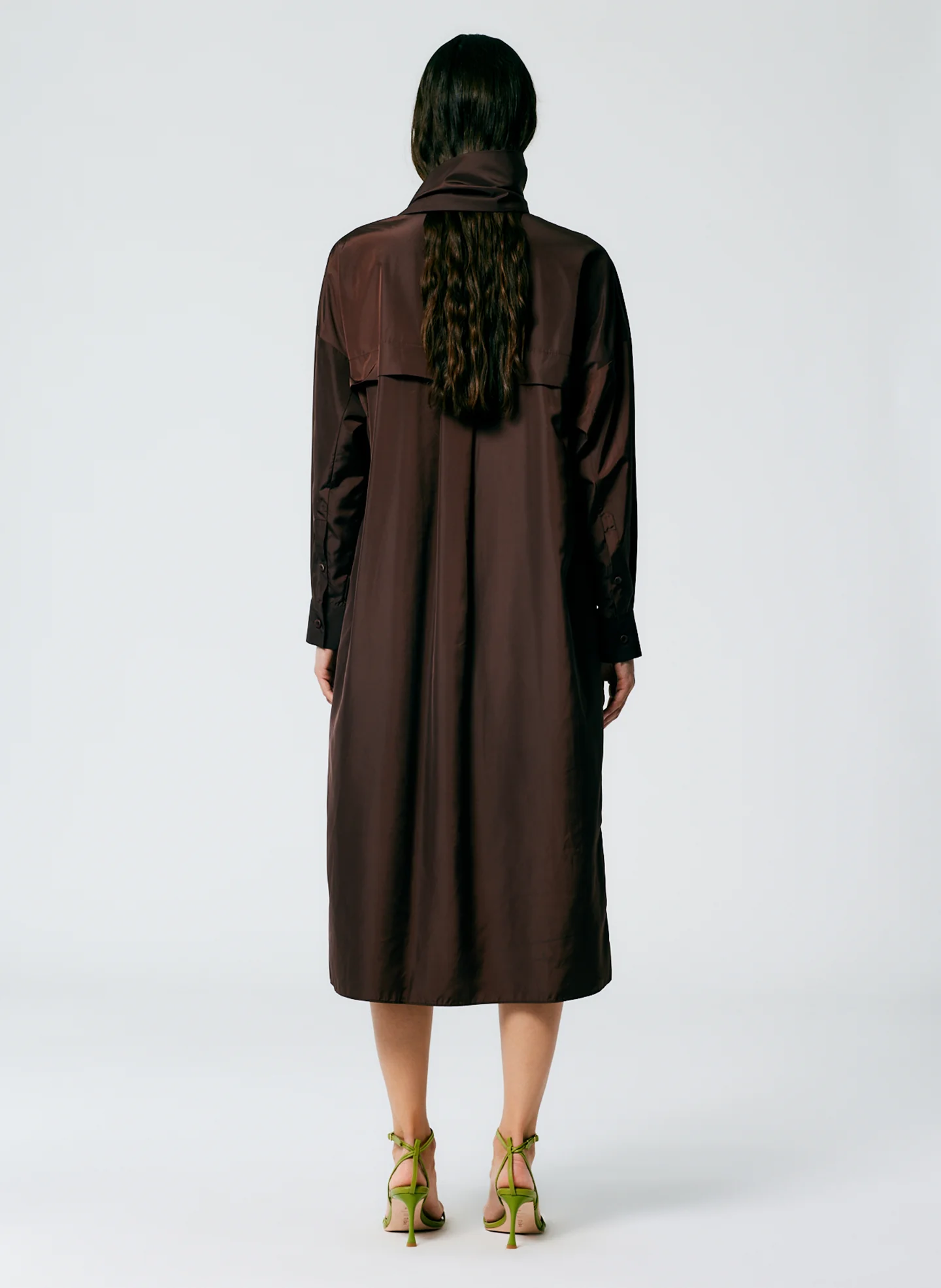 Italian Sporty Nylon Davenport Shirtdress - Image 3