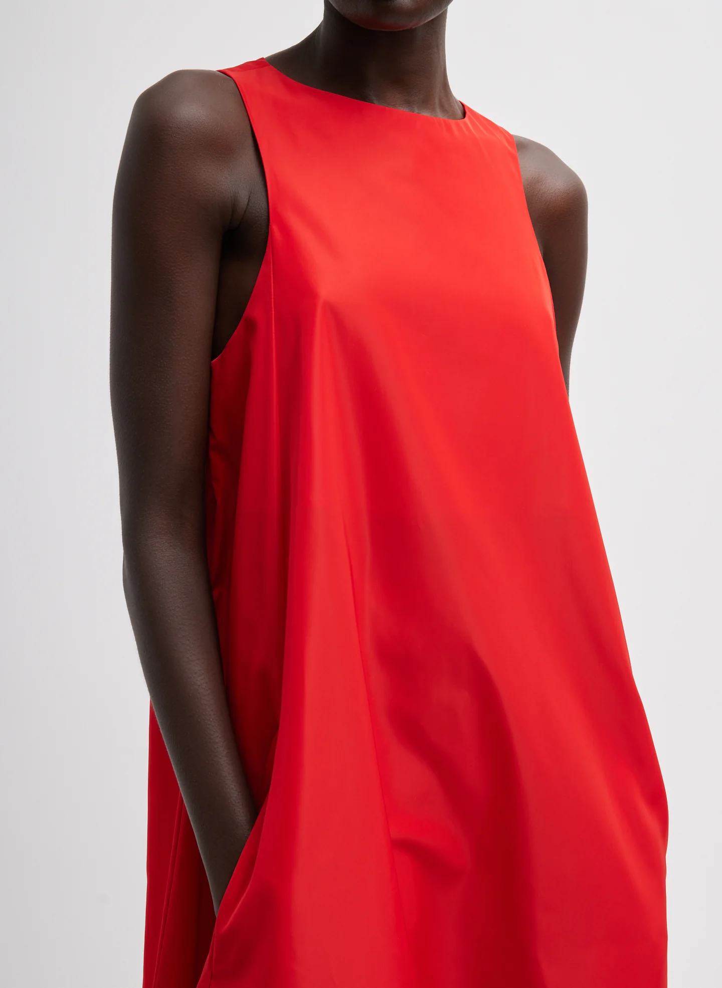 Italian Sporty Nylon Jalouise Dress - Image 3