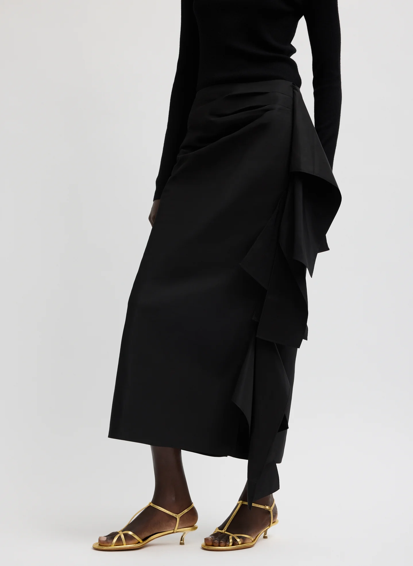 Italian Sporty Nylon Ribbon Skirt - Image 3