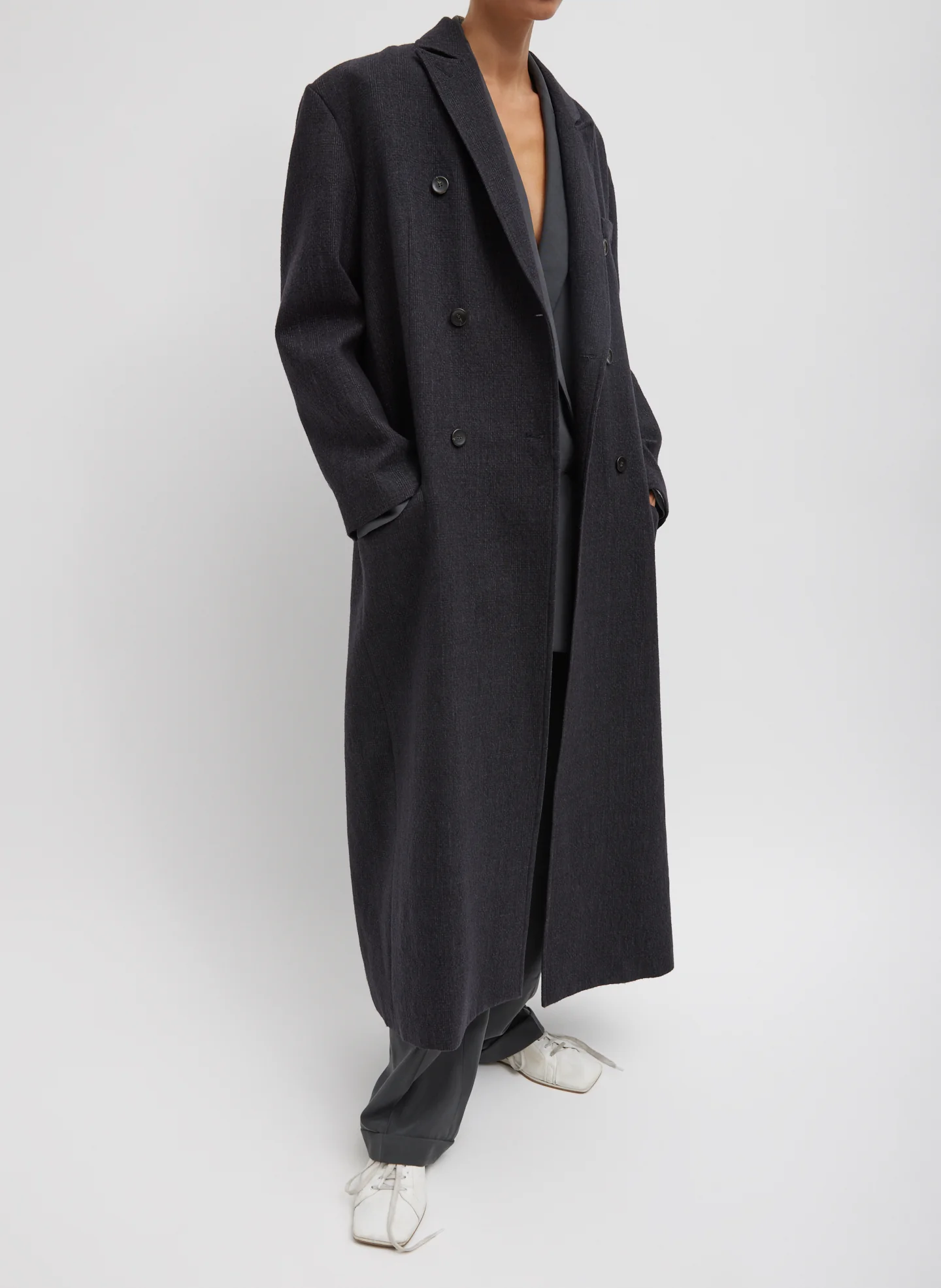 Kian Glenplaid Maxi Tux Coat - Image 5