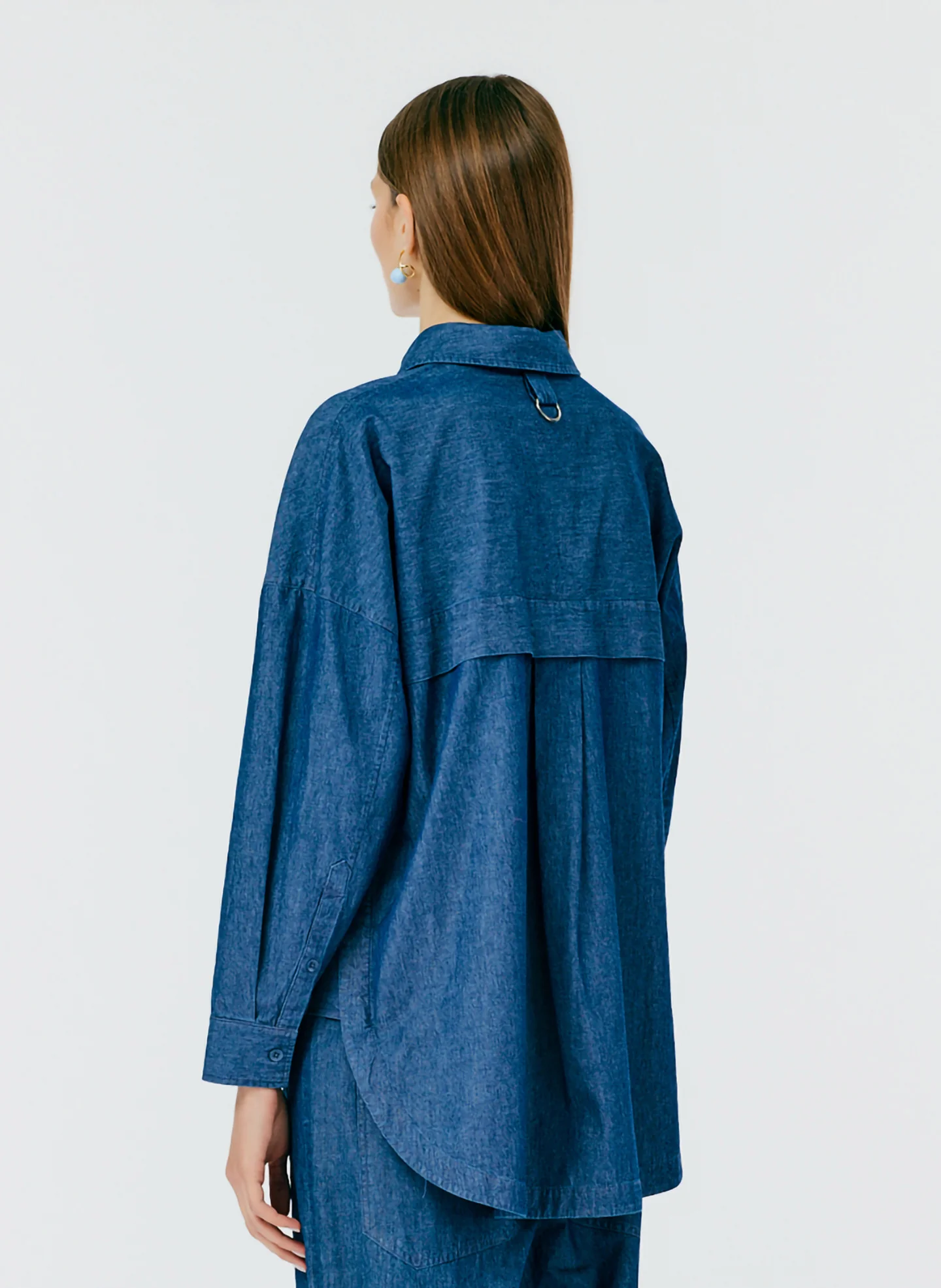 Light Weight Denim Oversized Gabe Shirt - Image 4