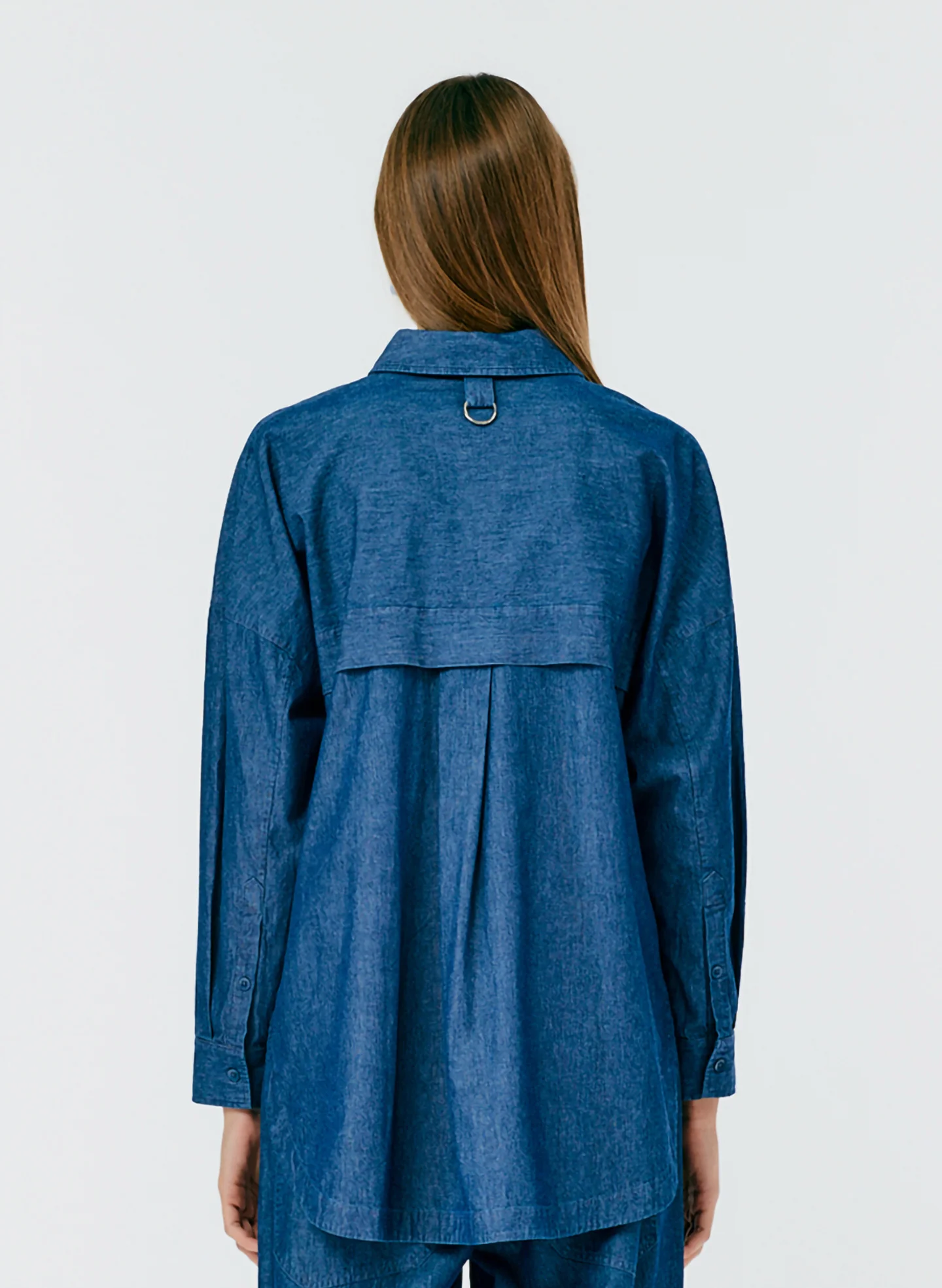 Light Weight Denim Oversized Gabe Shirt - Image 5
