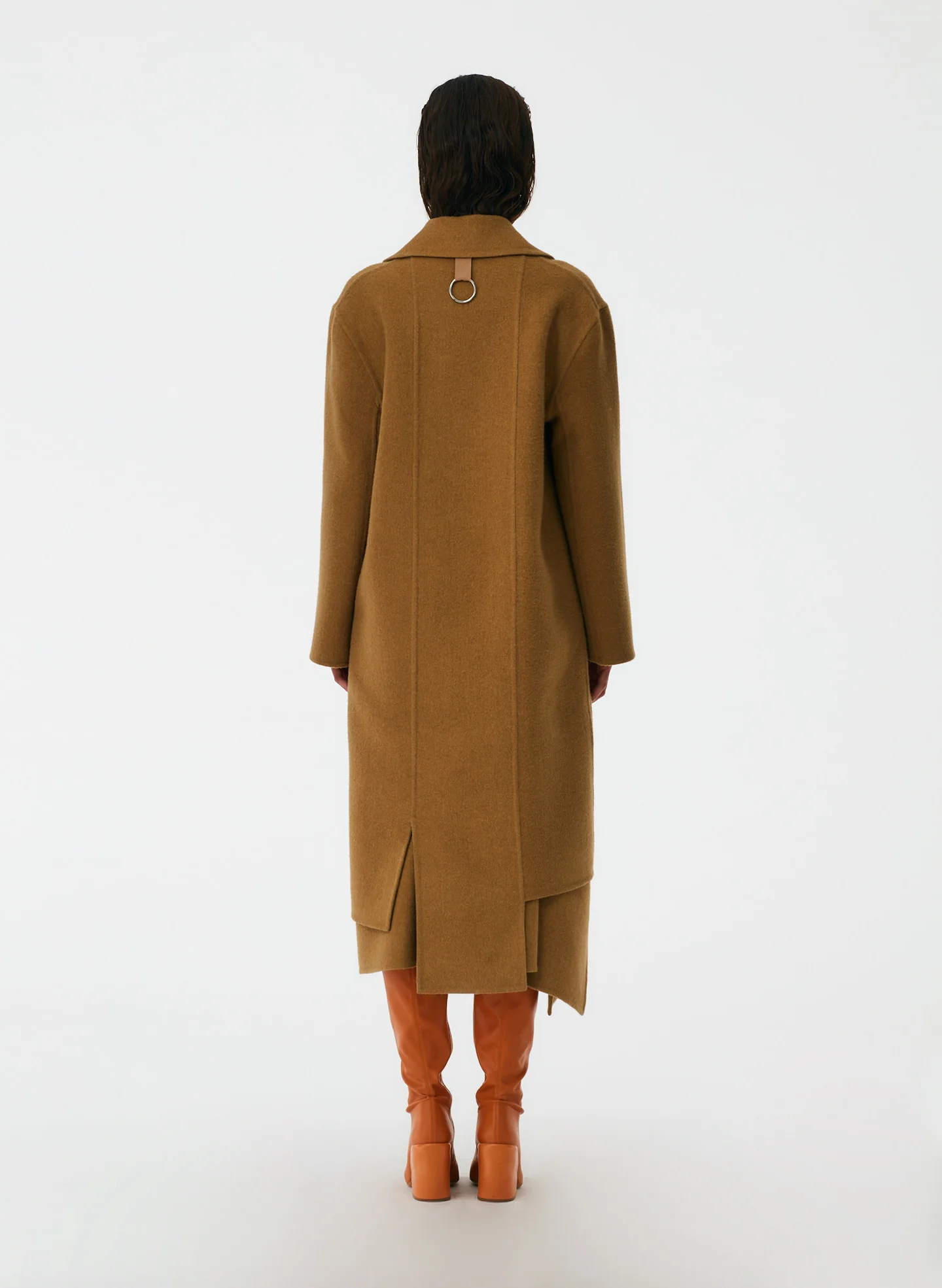 Luxe Double Faced Wool Angora Carwash Coat - Image 4