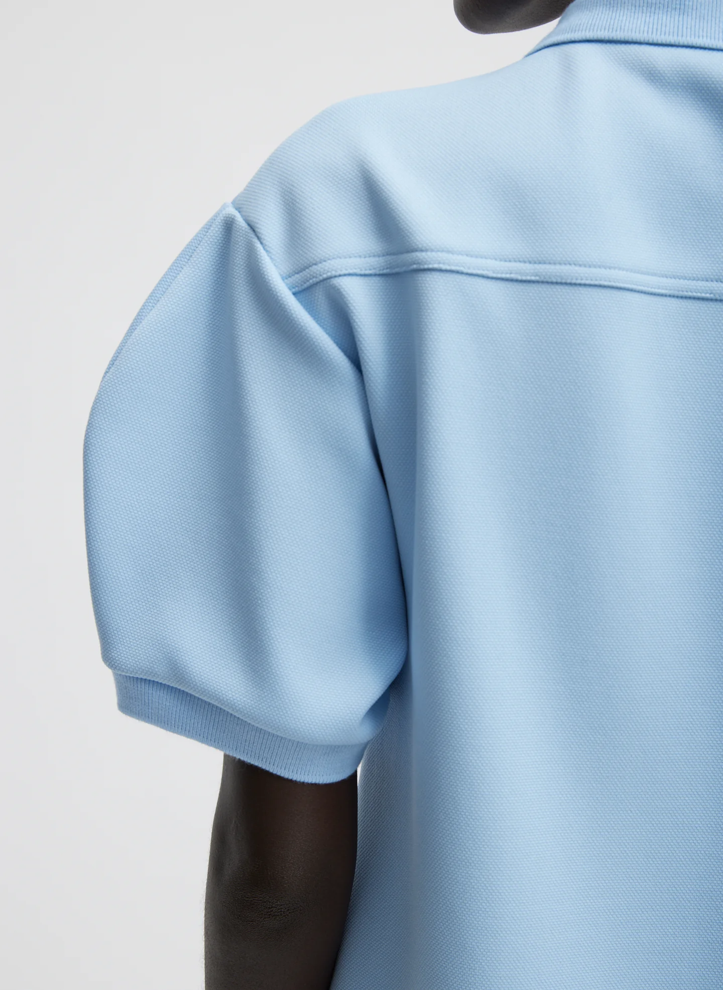 Luxe Pique Polo Shirt - Image 3