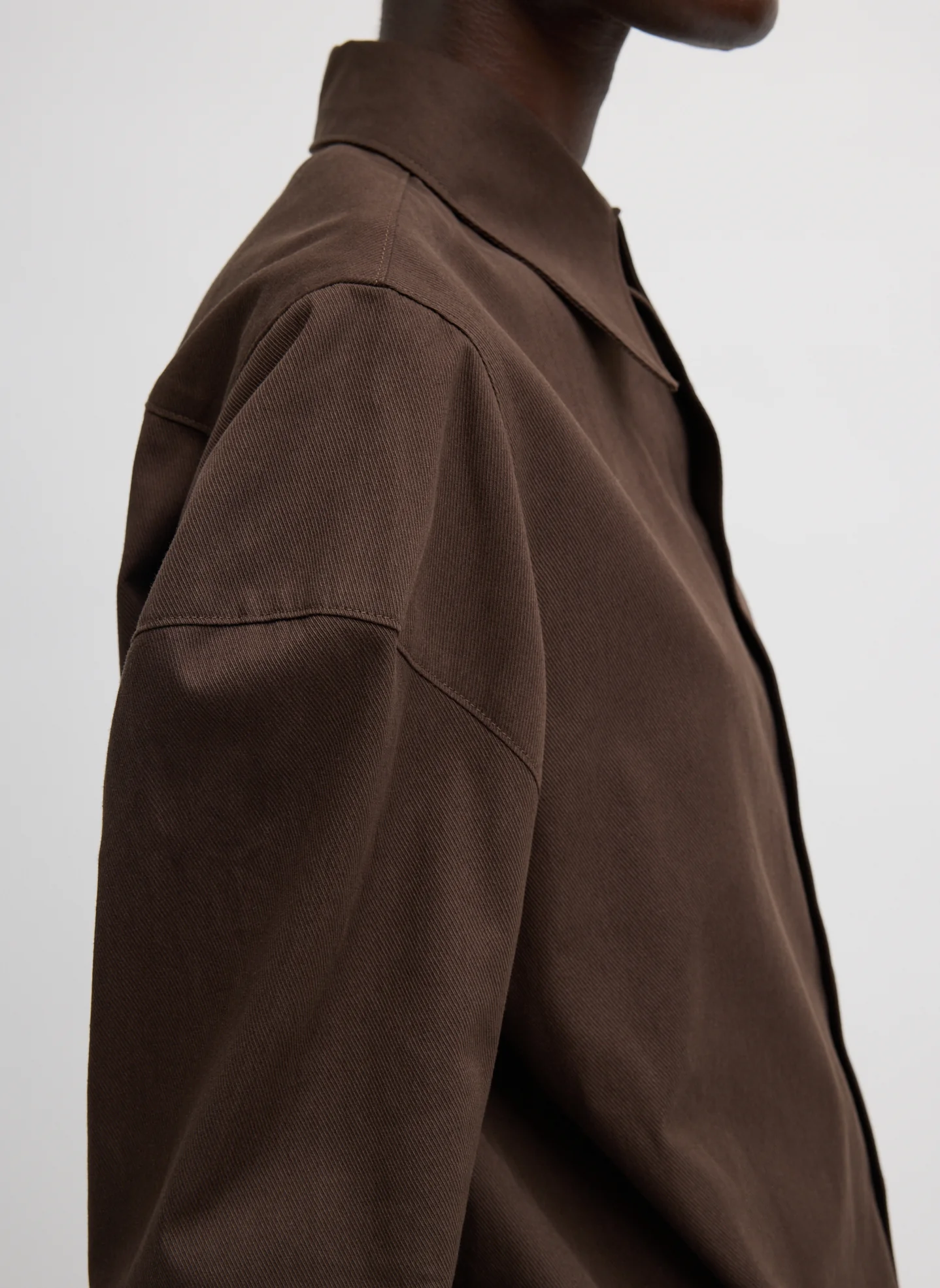 Luxe Spring Twill Hinged Shirt - Image 6