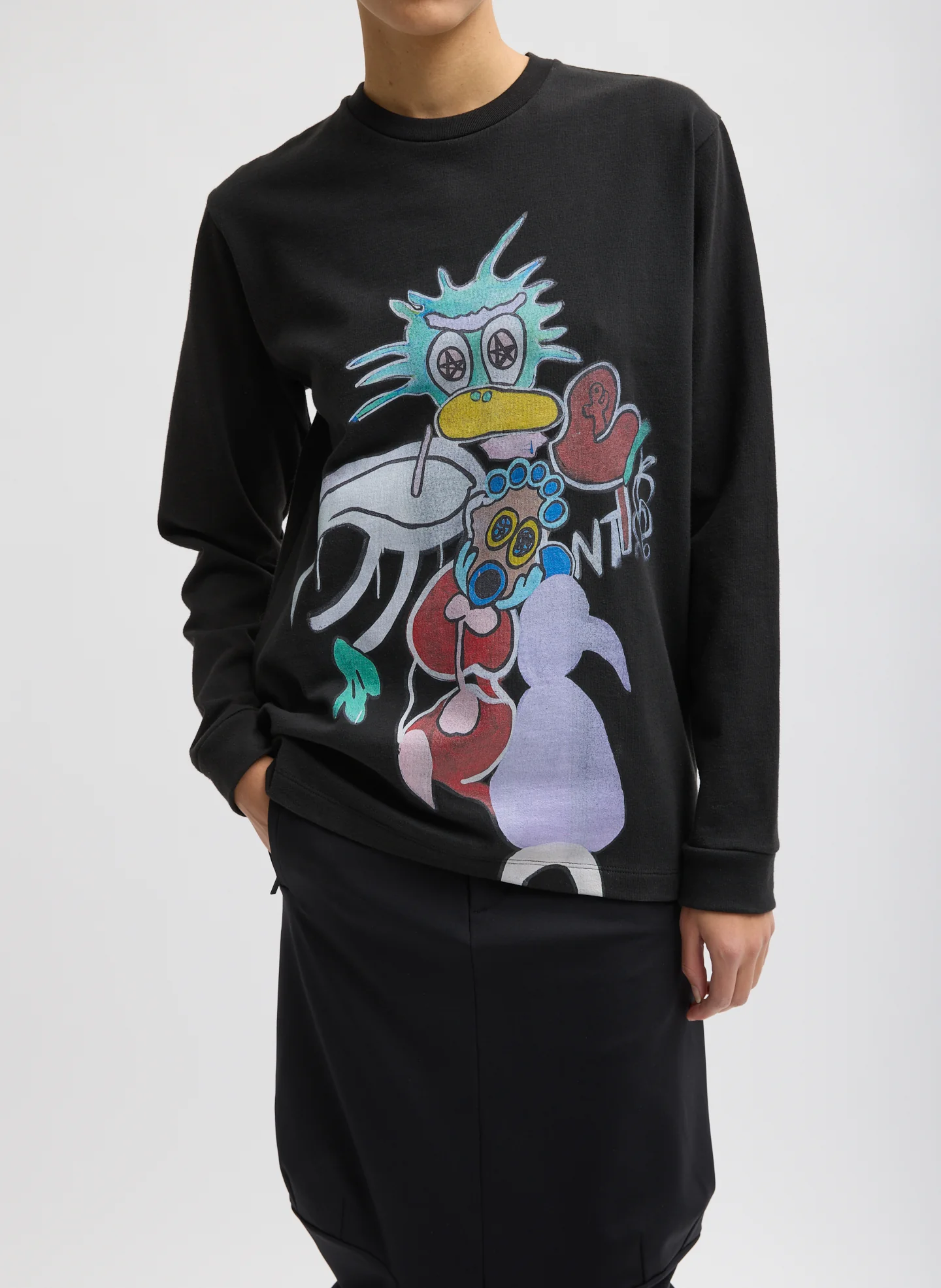 Perfect Unisex Long Sleeve T-Shirt "Untitled" - Image 4