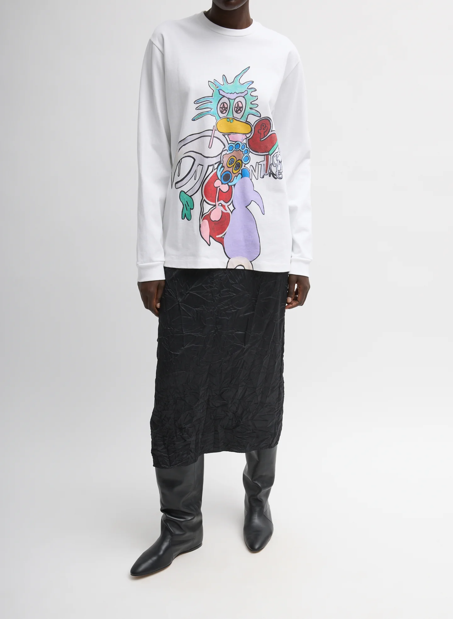 Perfect Unisex Long Sleeve T-Shirt "Untitled" - Image 4