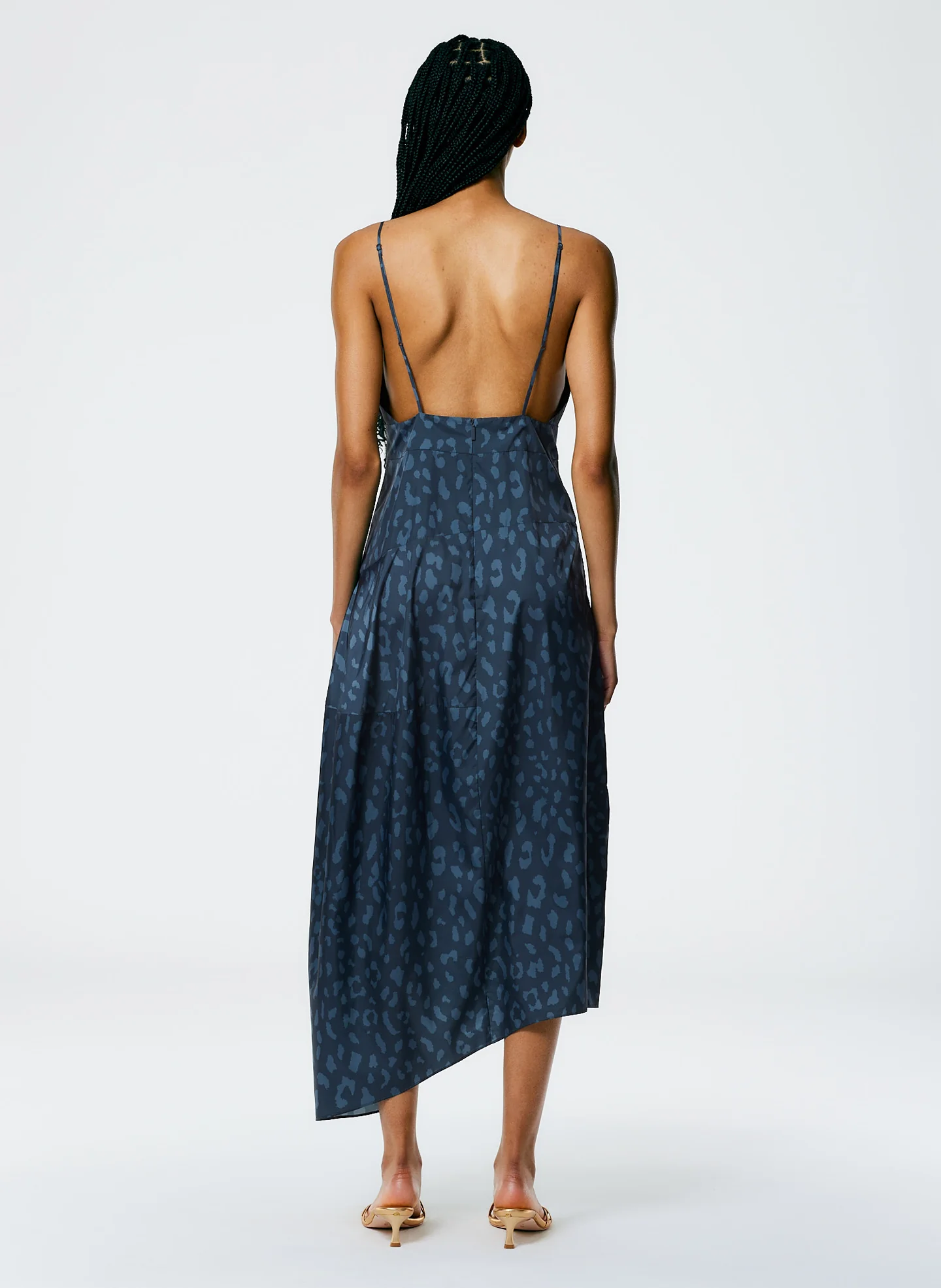 Recycled Sporty Nylon Cheetah Cami Dress - Image 4