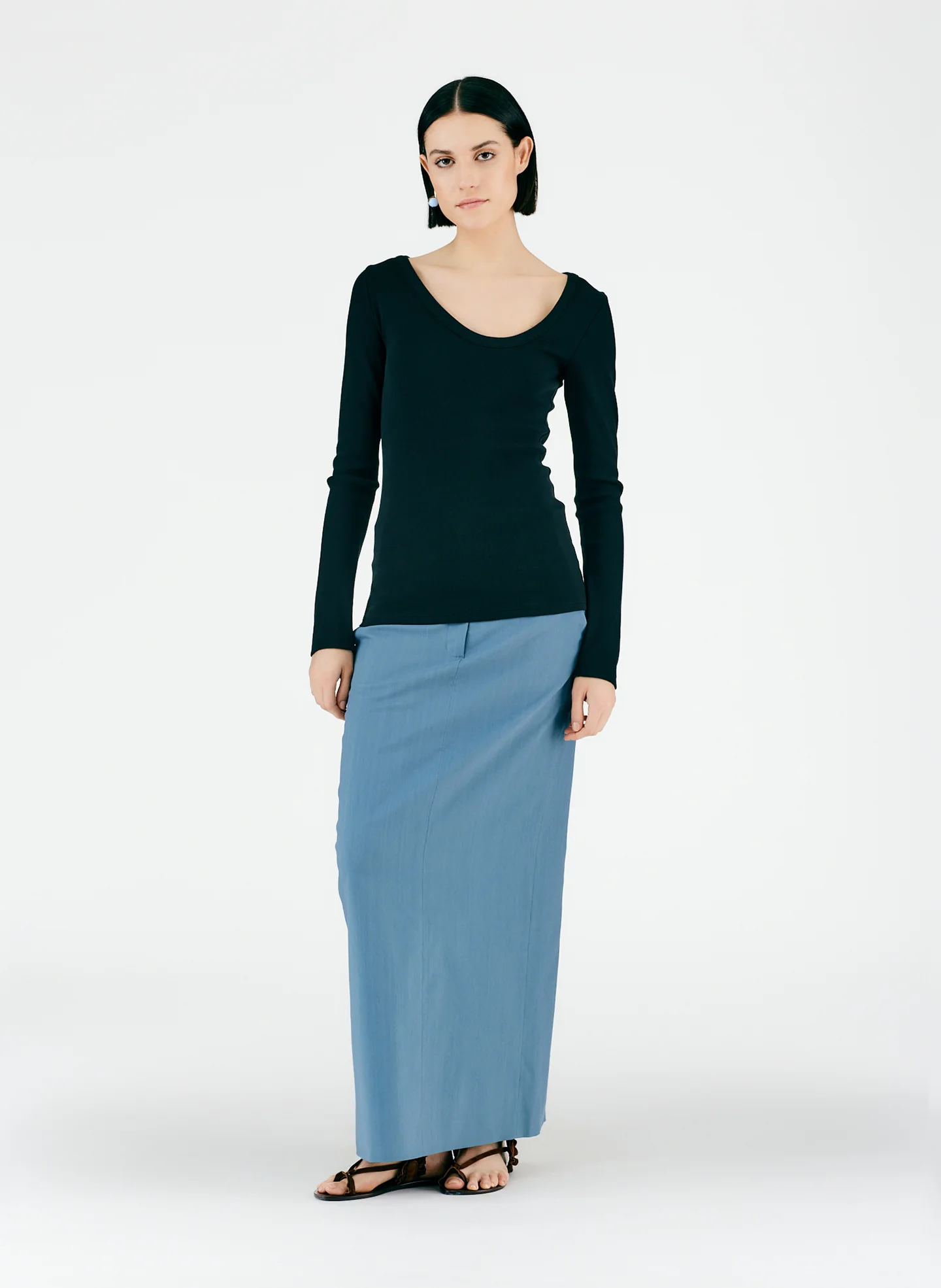 Ribbed Long Sleeve T-Shirt - Image 12