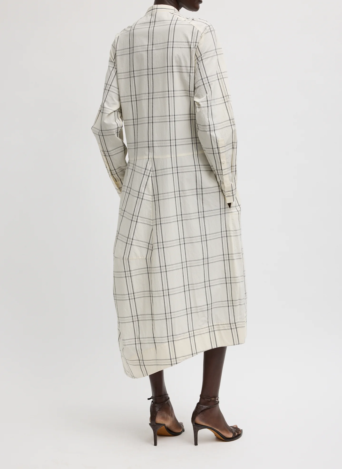 Russel Plaid Balloon Dress - Image 3