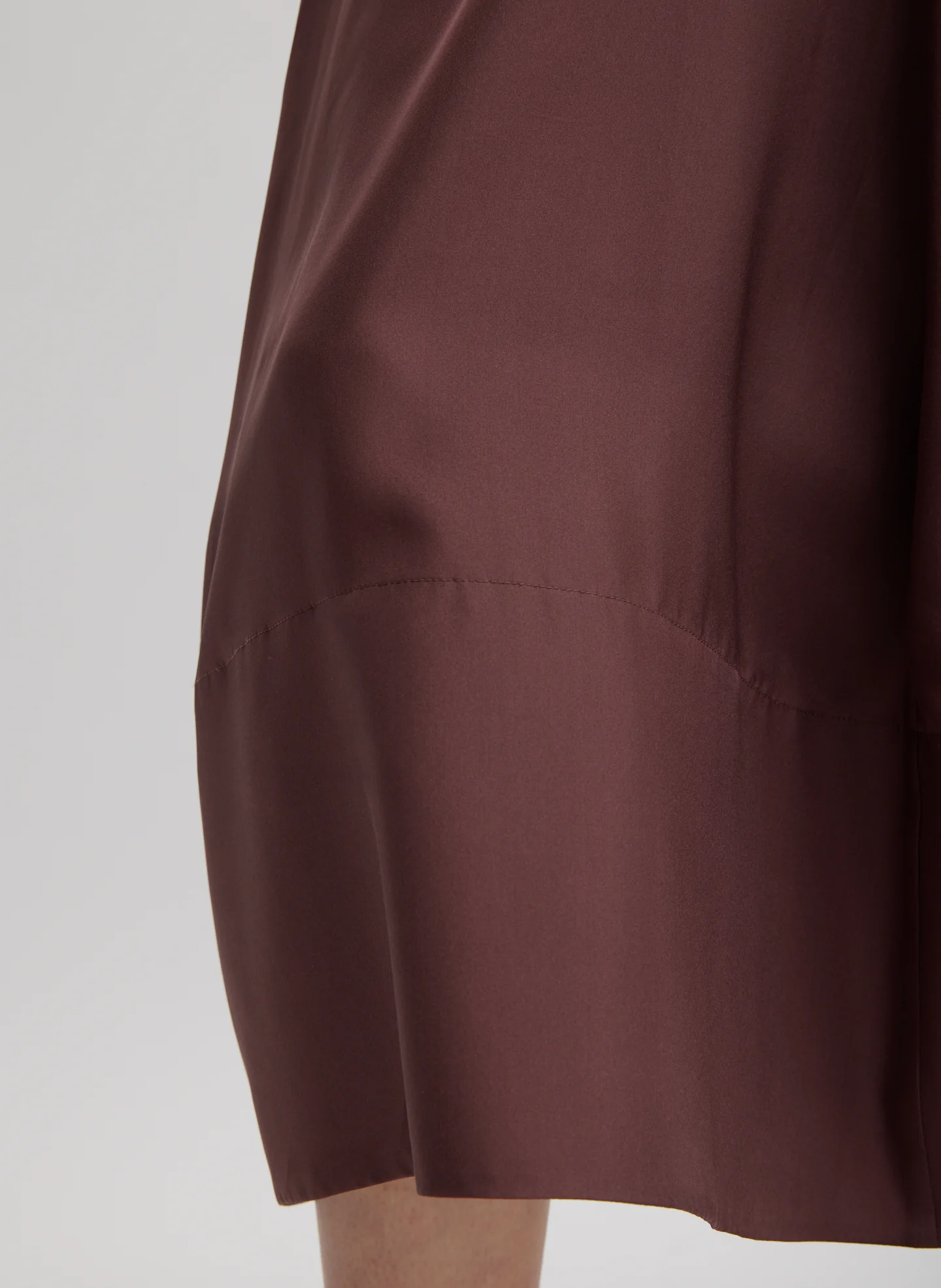 Silk Habutai Circular Seamed Skirt - Image 5