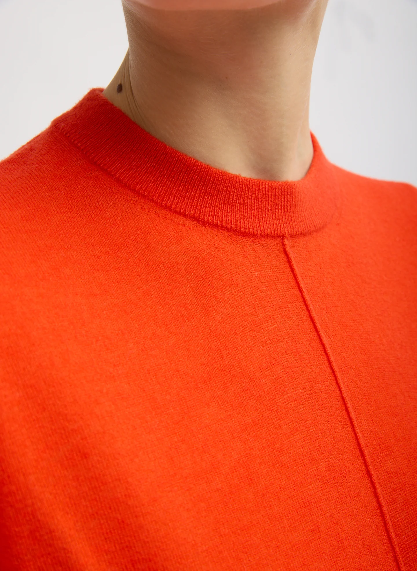 Skinlike Mercerized Wool Crewneck Pullover - Image 7