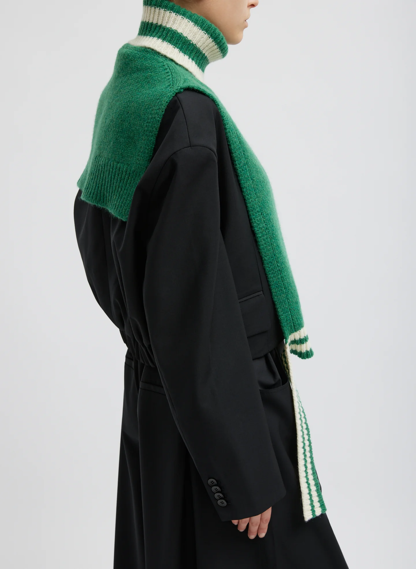 Soft Lambswool Sporty Turtleneck Dicky Sweater - Image 2