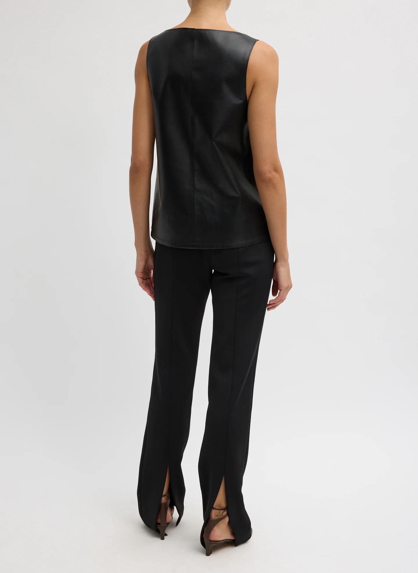 Spring Bonded Twill Elfie Trousers With Slits - Image 5
