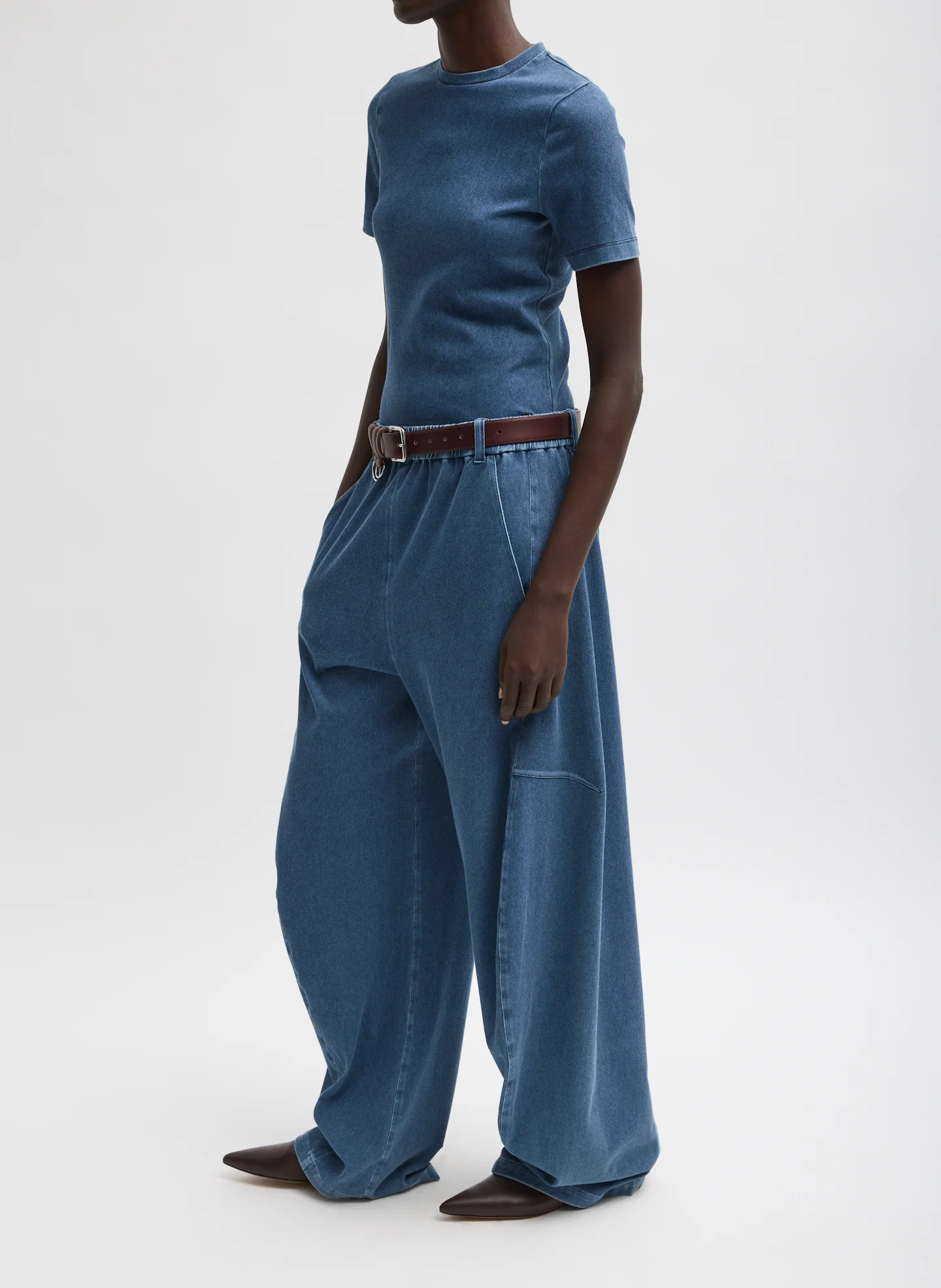 Stretch Denim Baby T-Shirt - Image 3