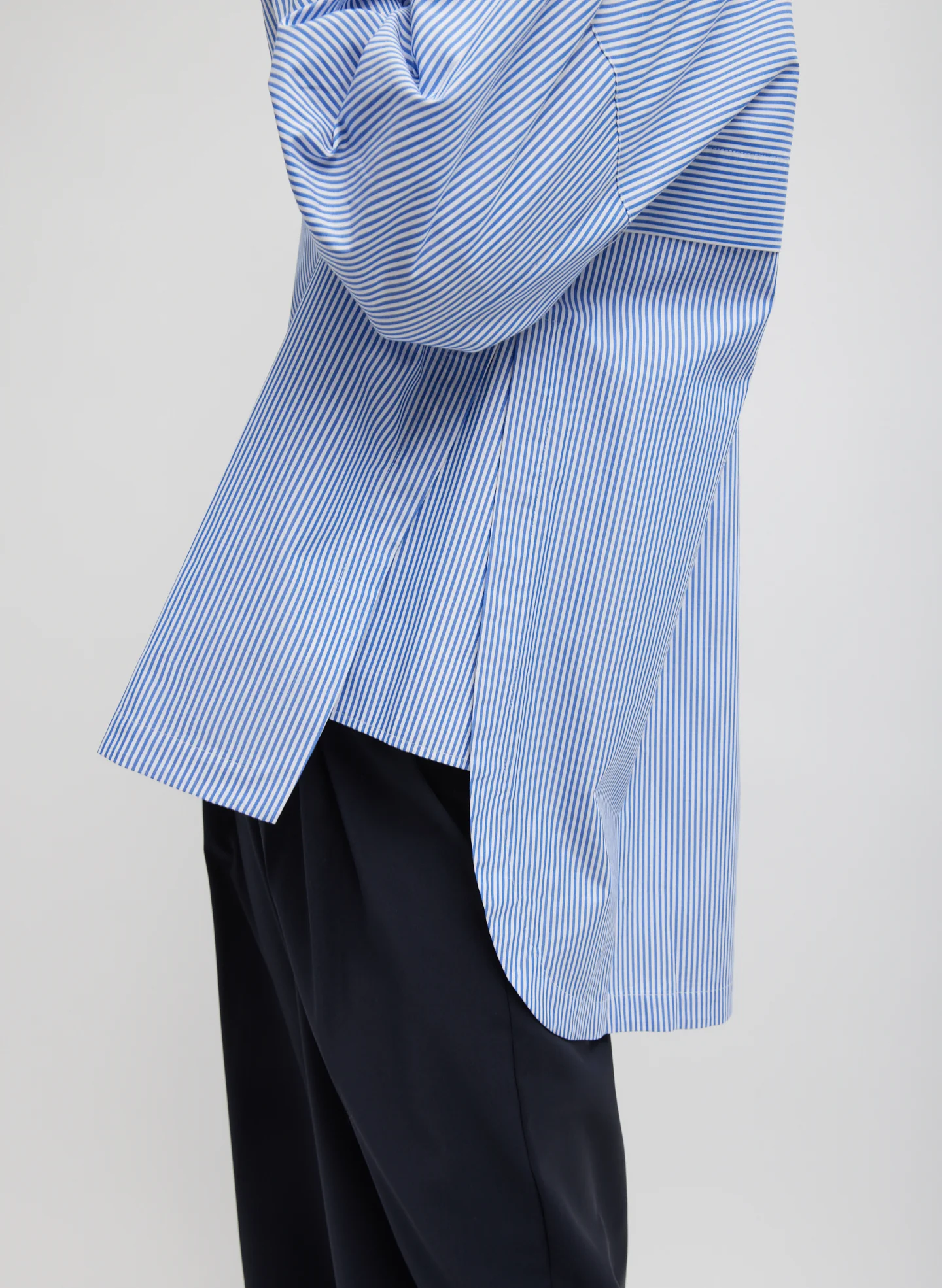 Striped Shirting Gabe Oversized Shirt - Image 2