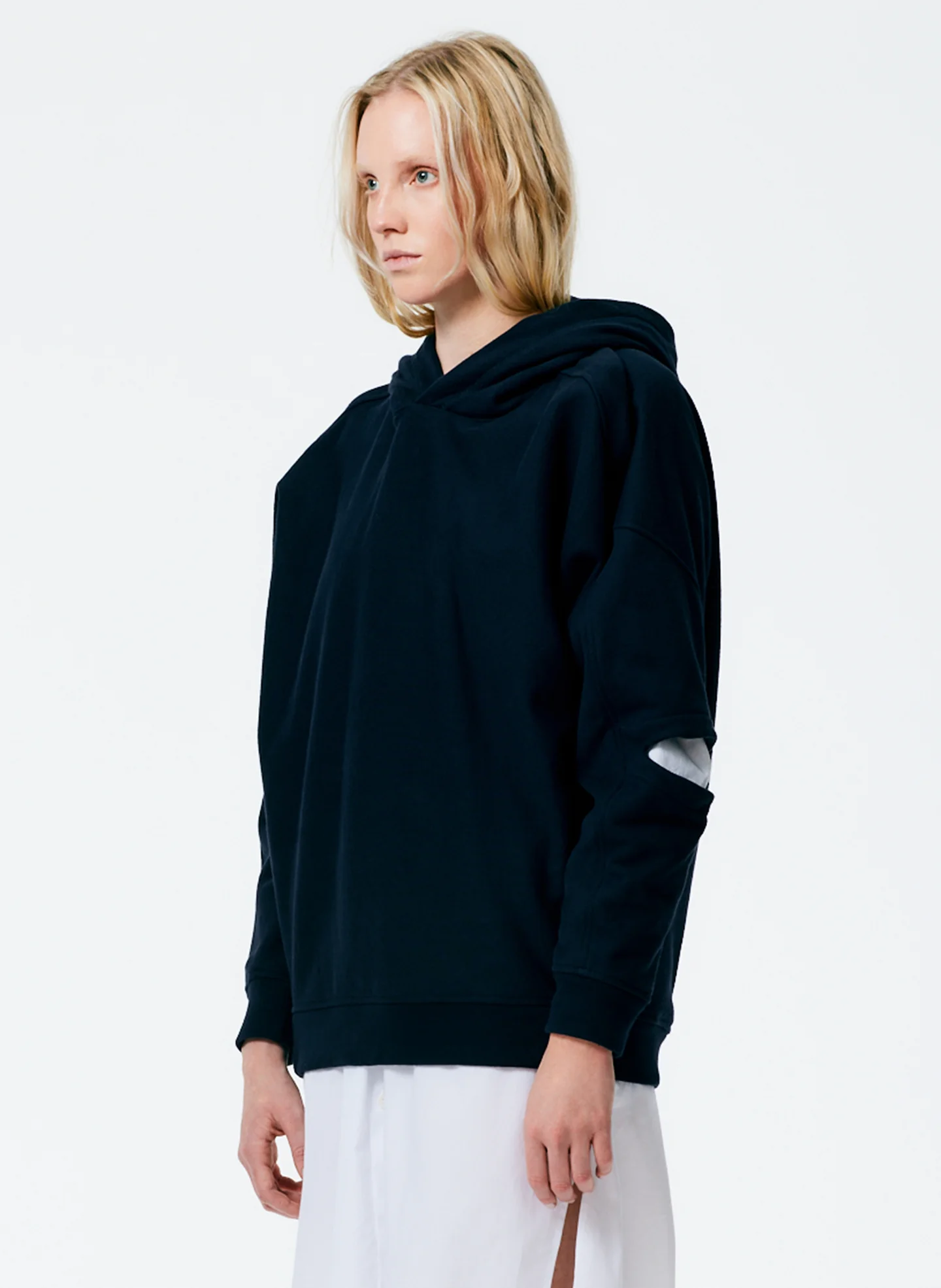 Hooded Cocoon Sweatshirt - Image 3