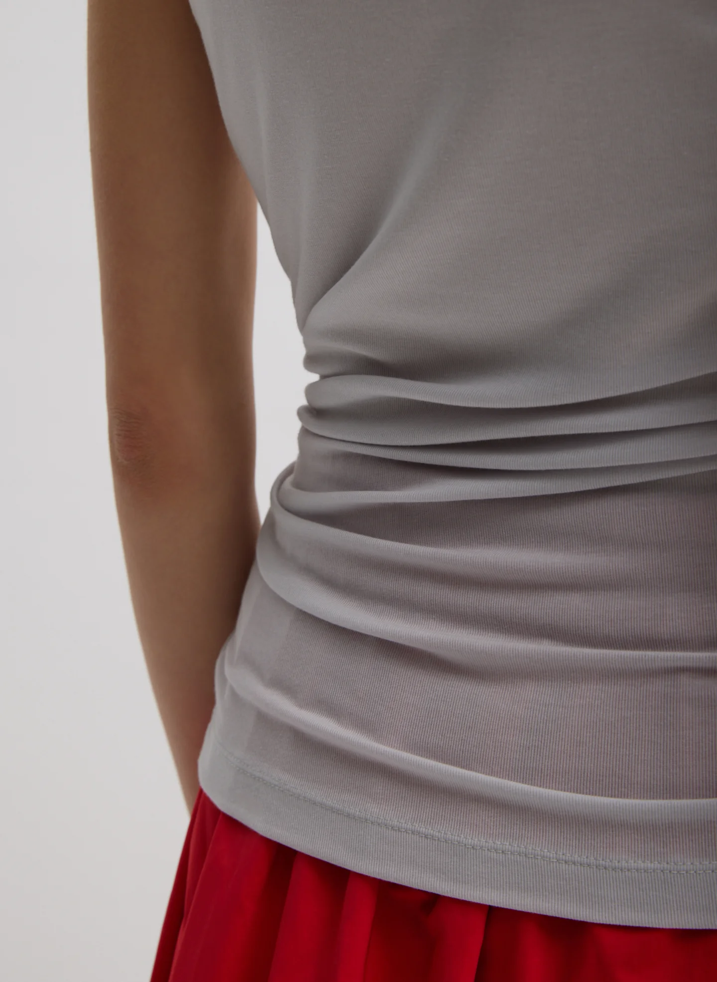 Tencel Knit Twisted Seam Tank - Image 3
