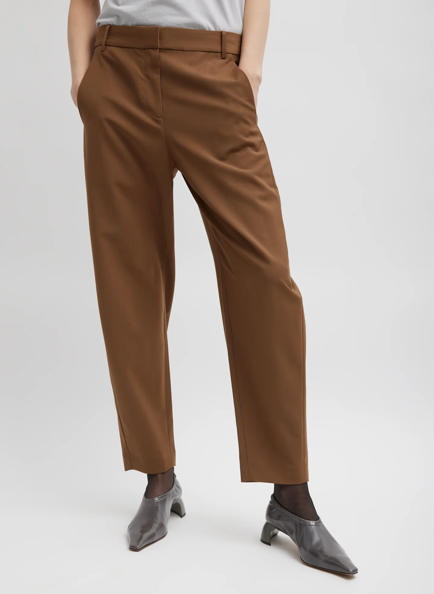 Tropical Wool Reese Sculpted Trouser - Image 5