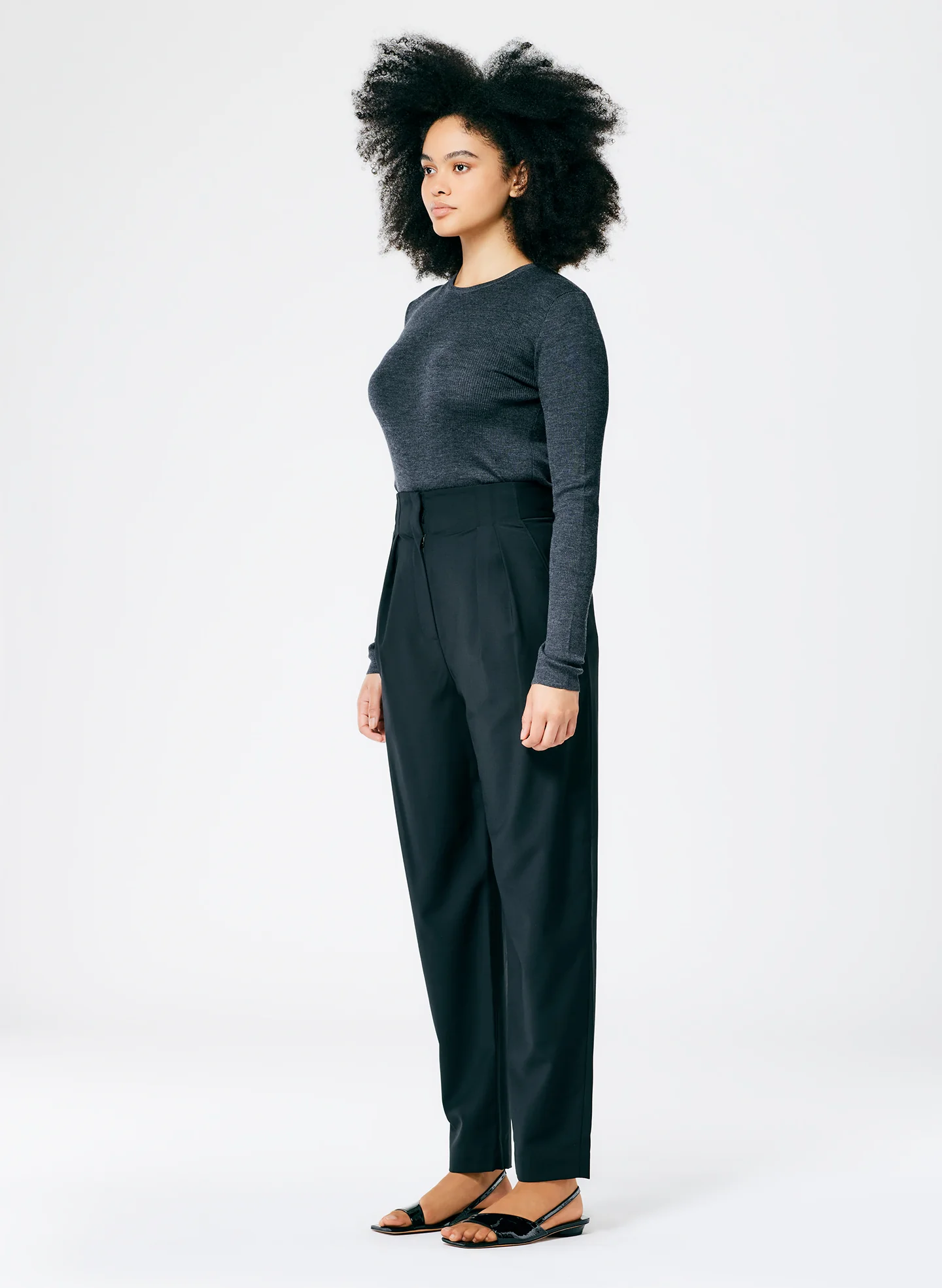 Tropical Wool Yasmeen Trouser - Image 3