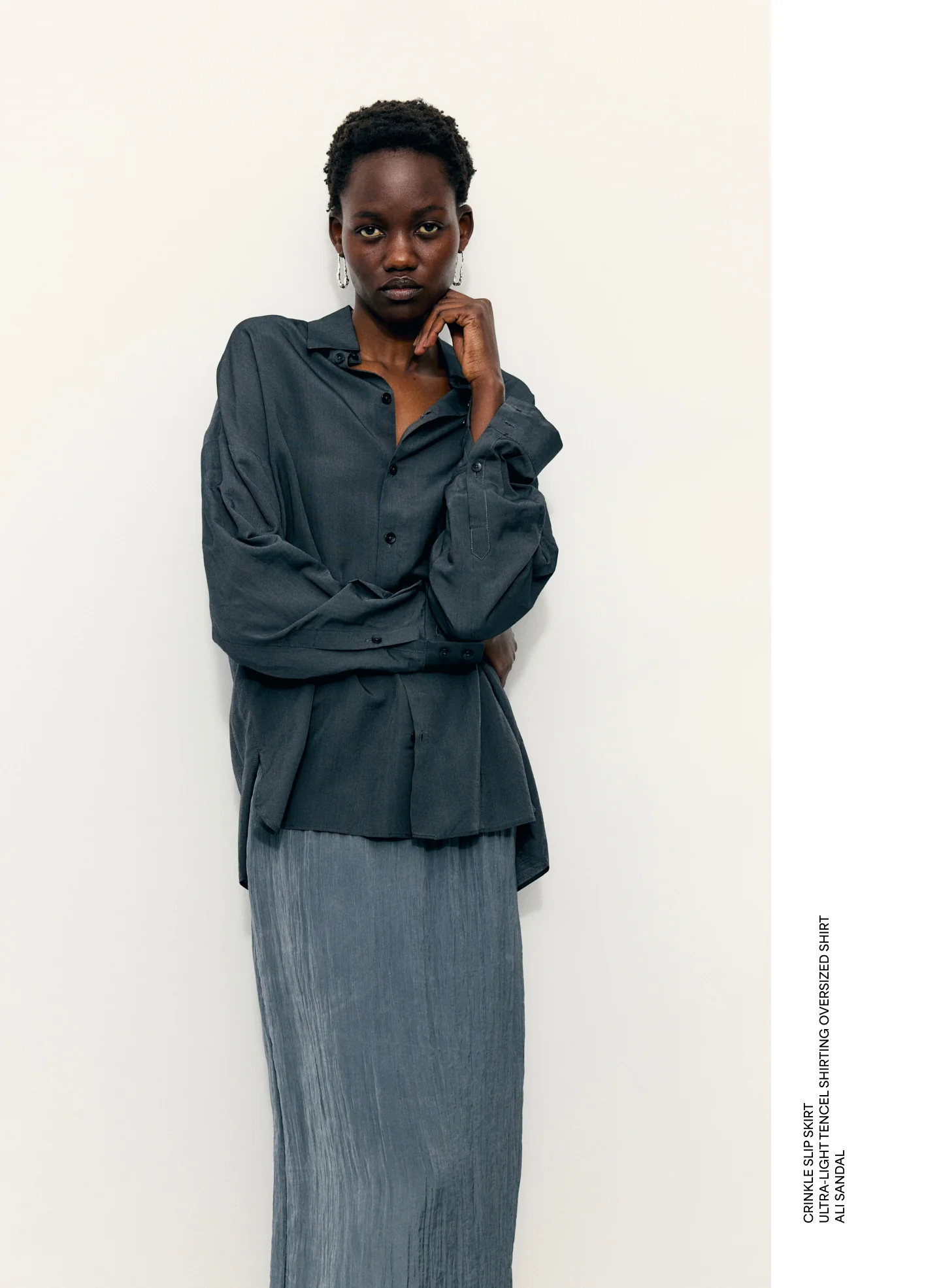 Ultra Light Silk Tencel Oversized Shirt - Image 2
